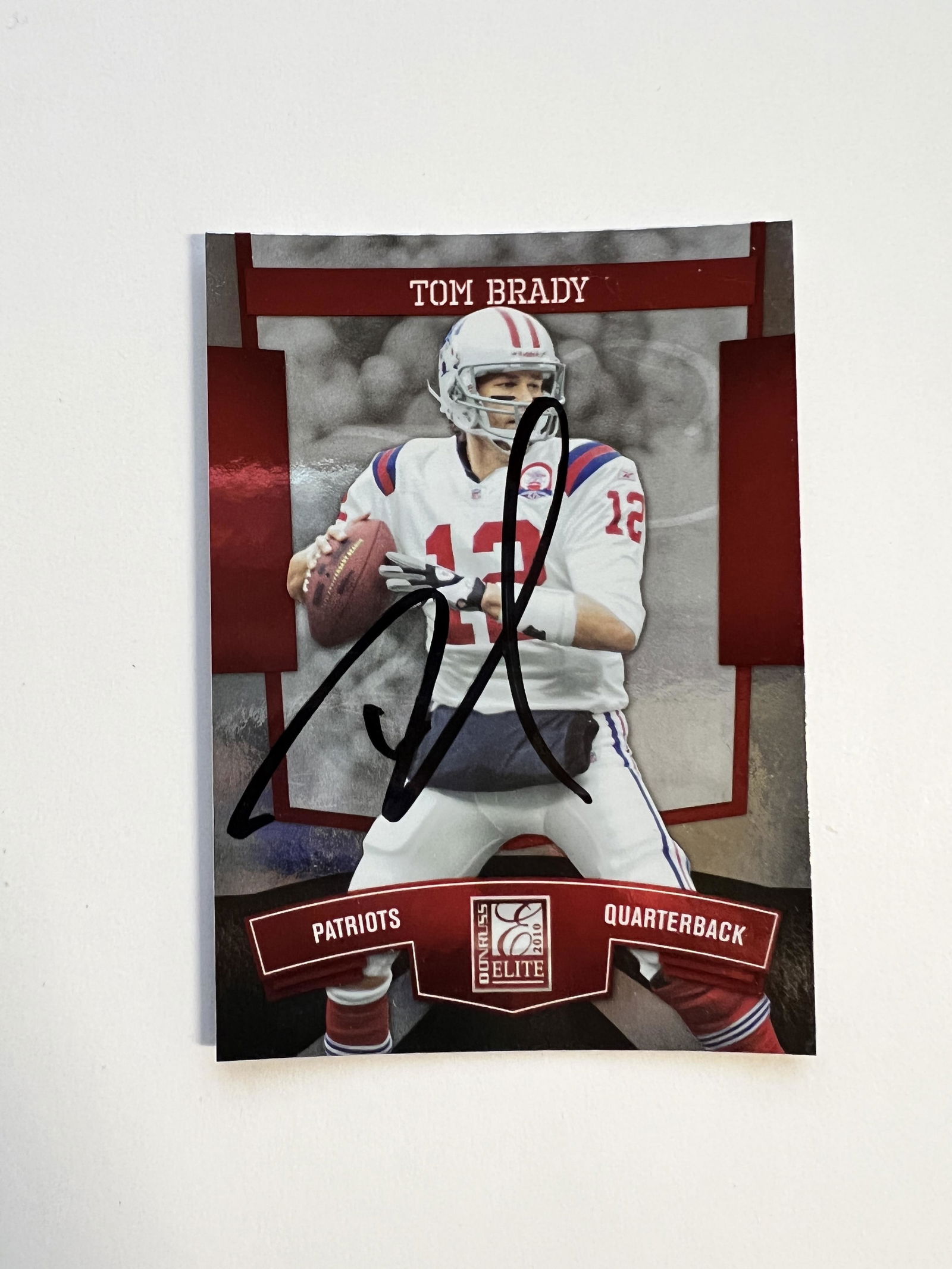 Tom Brady Autographed Card (1 of 1)