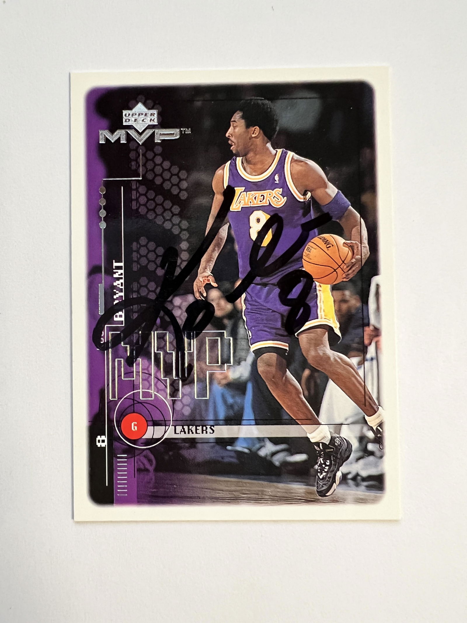 Kobe Bryant Autographed Card (1 of 1)
