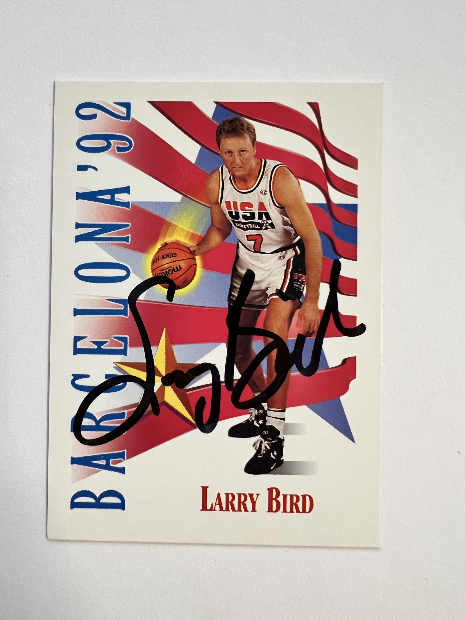 Larry Bird Autographed Card (1 of 1)