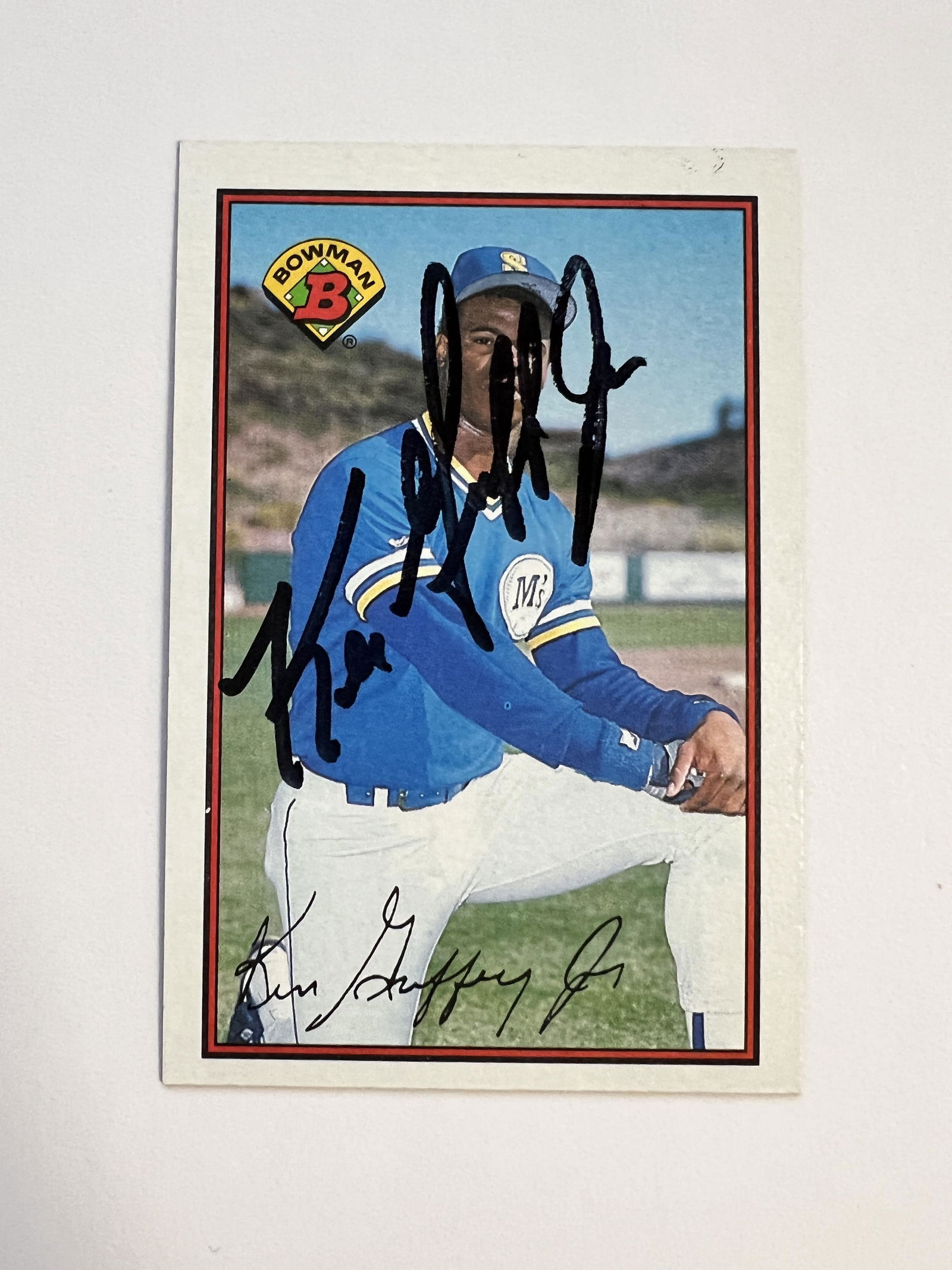 Ken Griffey Jr Autographed Card (1 of 1)