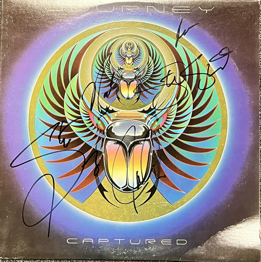 Journey Autographed Album STEVE NEIL JON ROSS: Displays are not framed, and can be framed for a cost. Framed items will state they are framed in the name of the item. All signed items come with a COA. Ask any and all questions BEFORE bidding. Sign