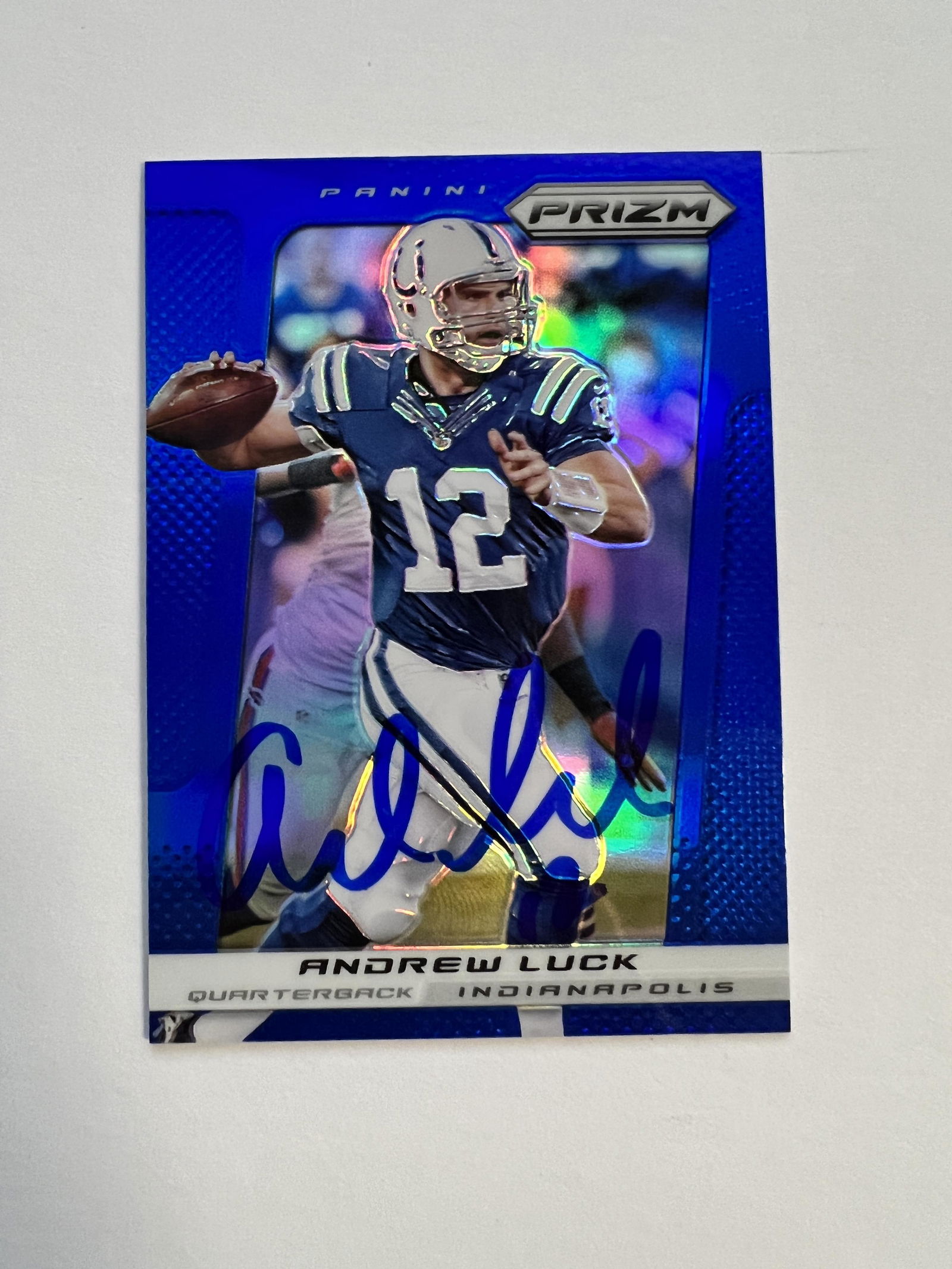 Andrew Luck Autographed Card (1 of 1)