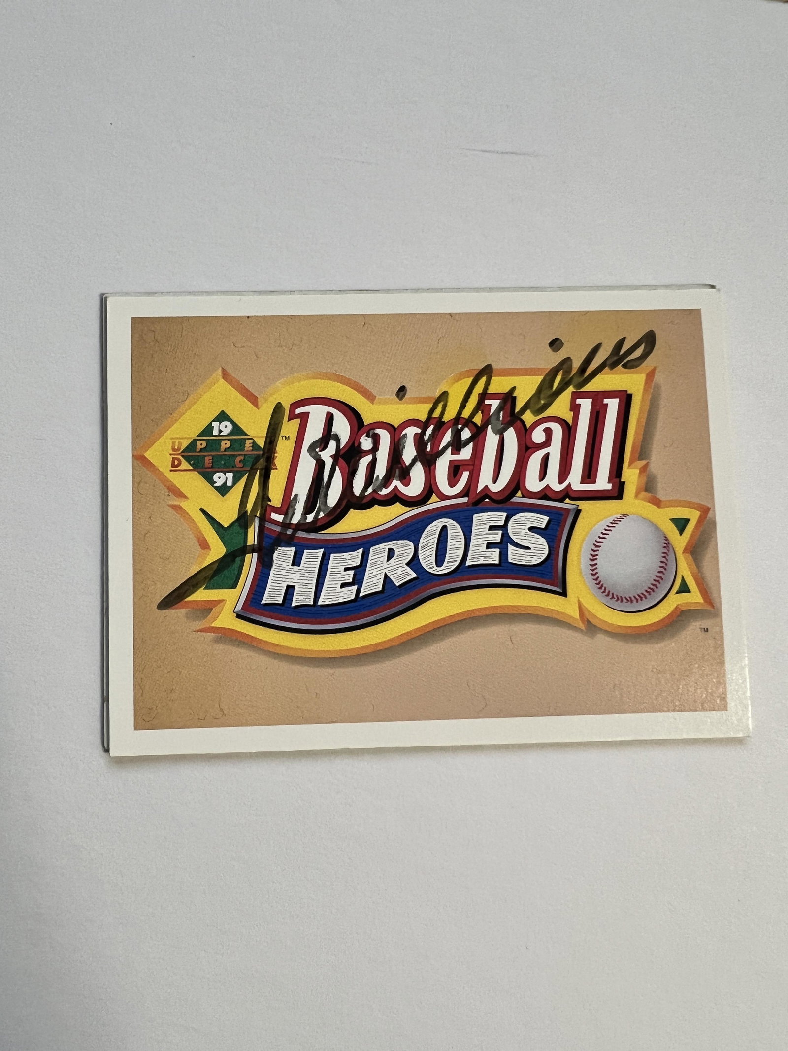 Ted Williams Autographed Card (1 of 1)