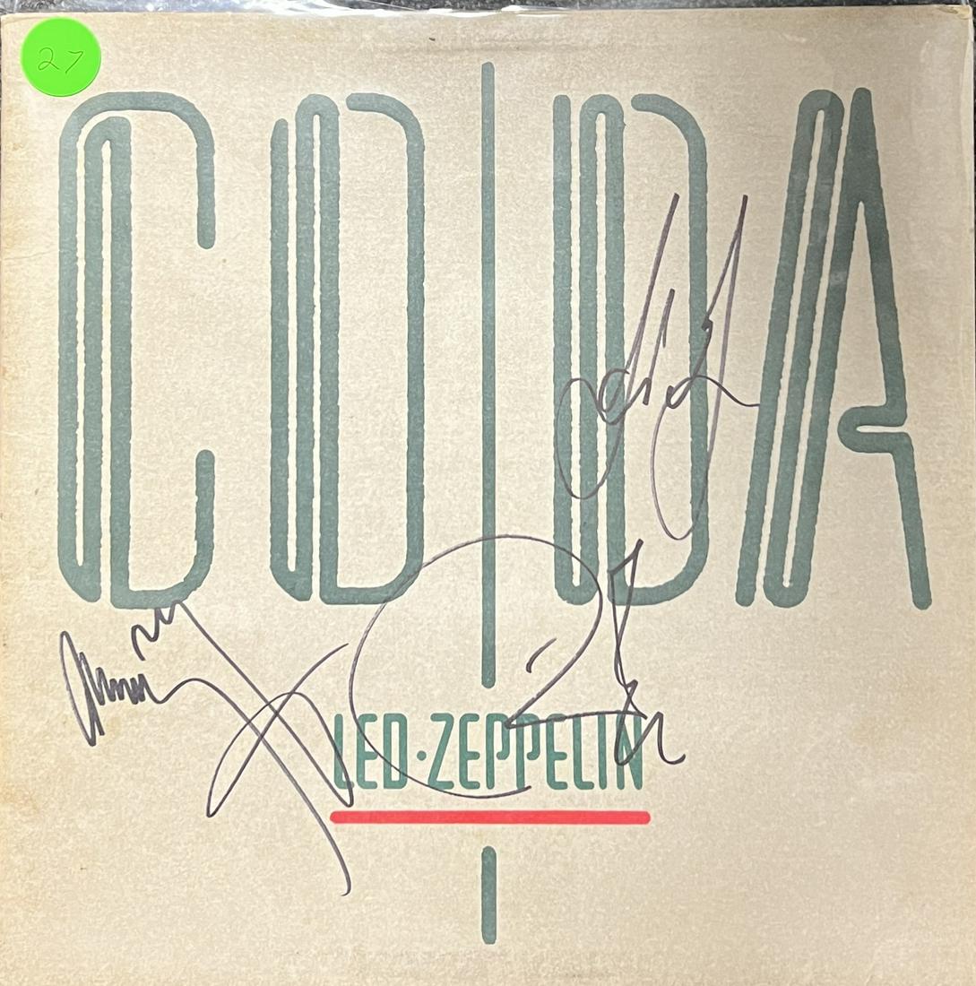 Led Zeppelin Autographed Album PAGE PLANT JONES (1 of 1)