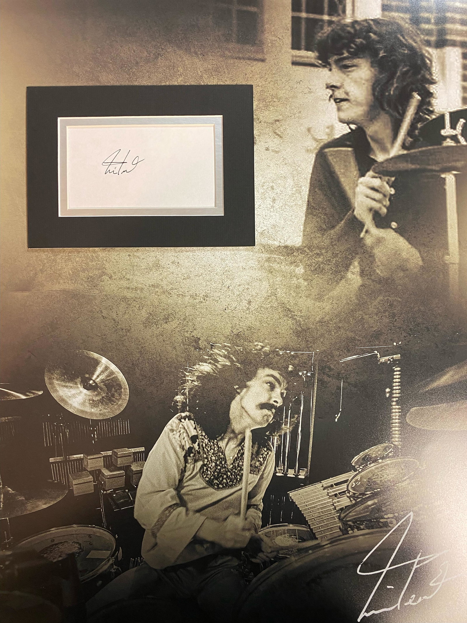 Neil Peart Autographed Display: Displays are not framed, and can be framed for a cost. Framed items will state they are framed in the name of the item. All signed items come with a COA. Ask any and all questions BEFORE bidding. Sign