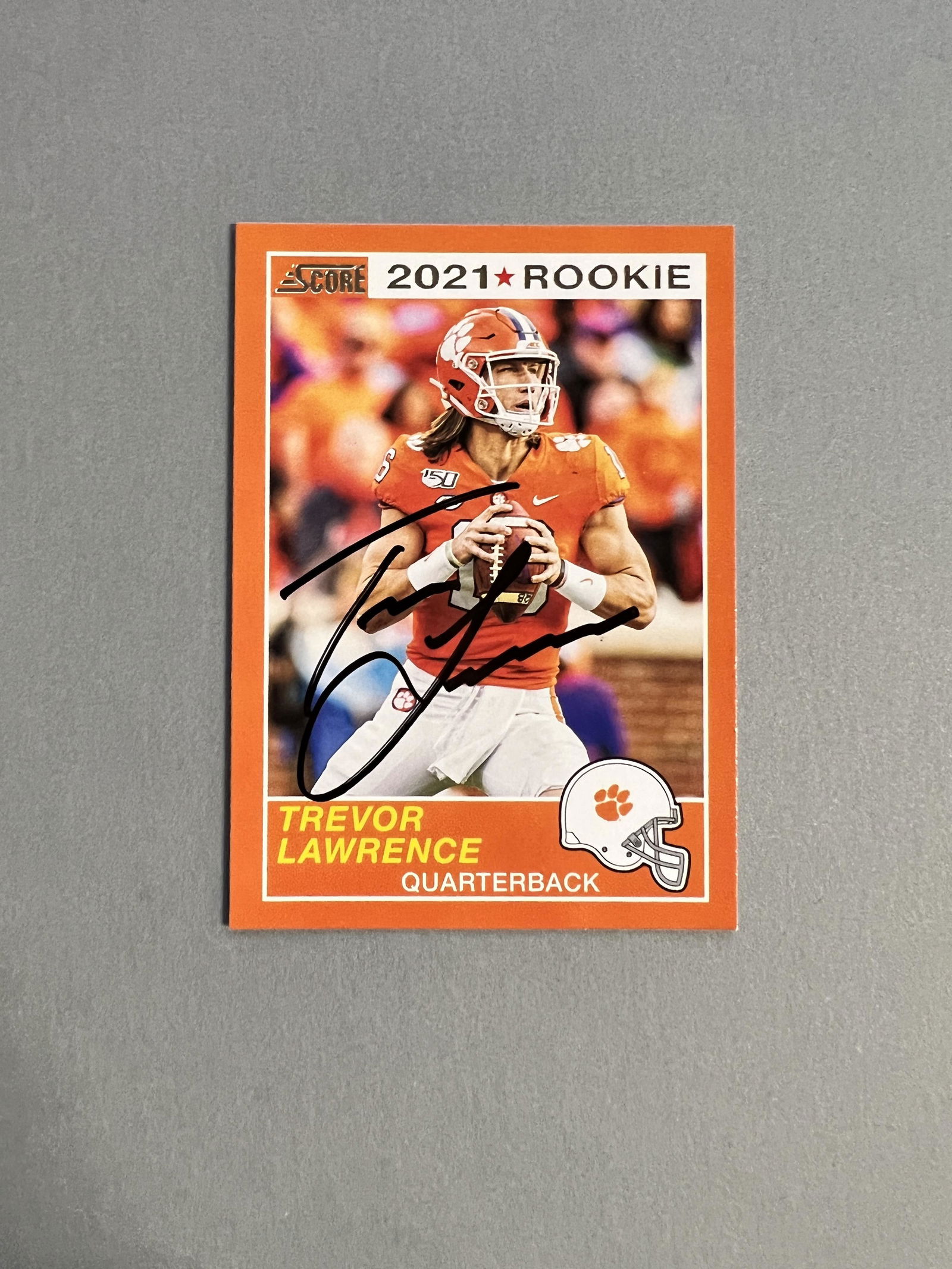 Trevor Lawrence Autographed Card (1 of 1)