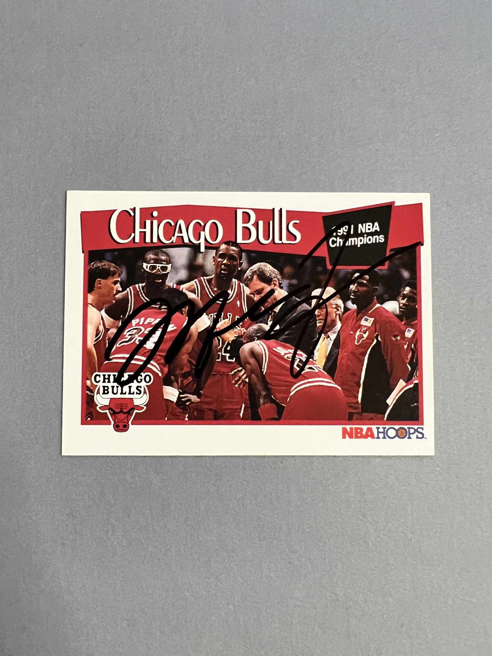 Michael Jordan Autographed Card (1 of 1)