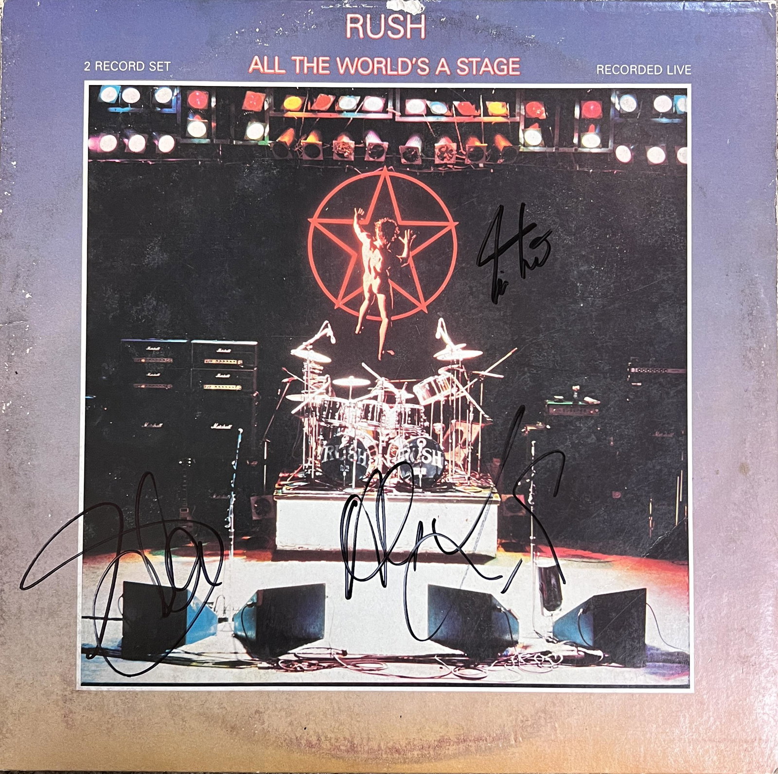 Rush Autographed Album All 3 (1 of 1)