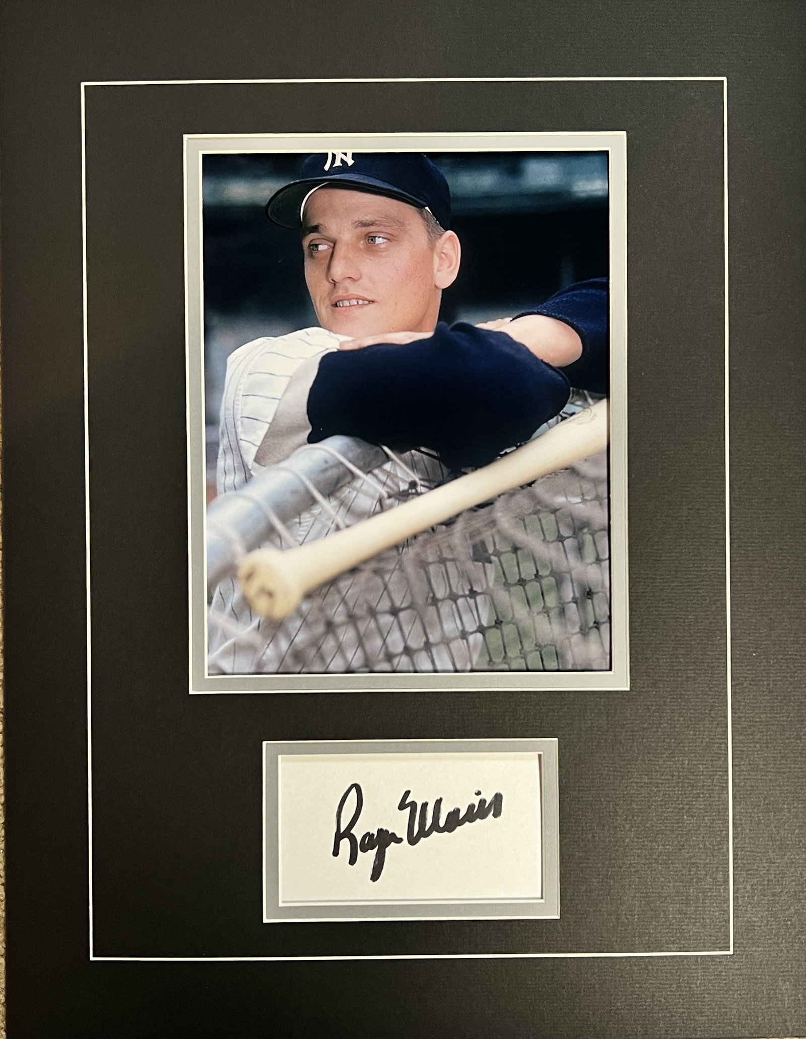 Roger Maris Autographed Display (1 of 1)
