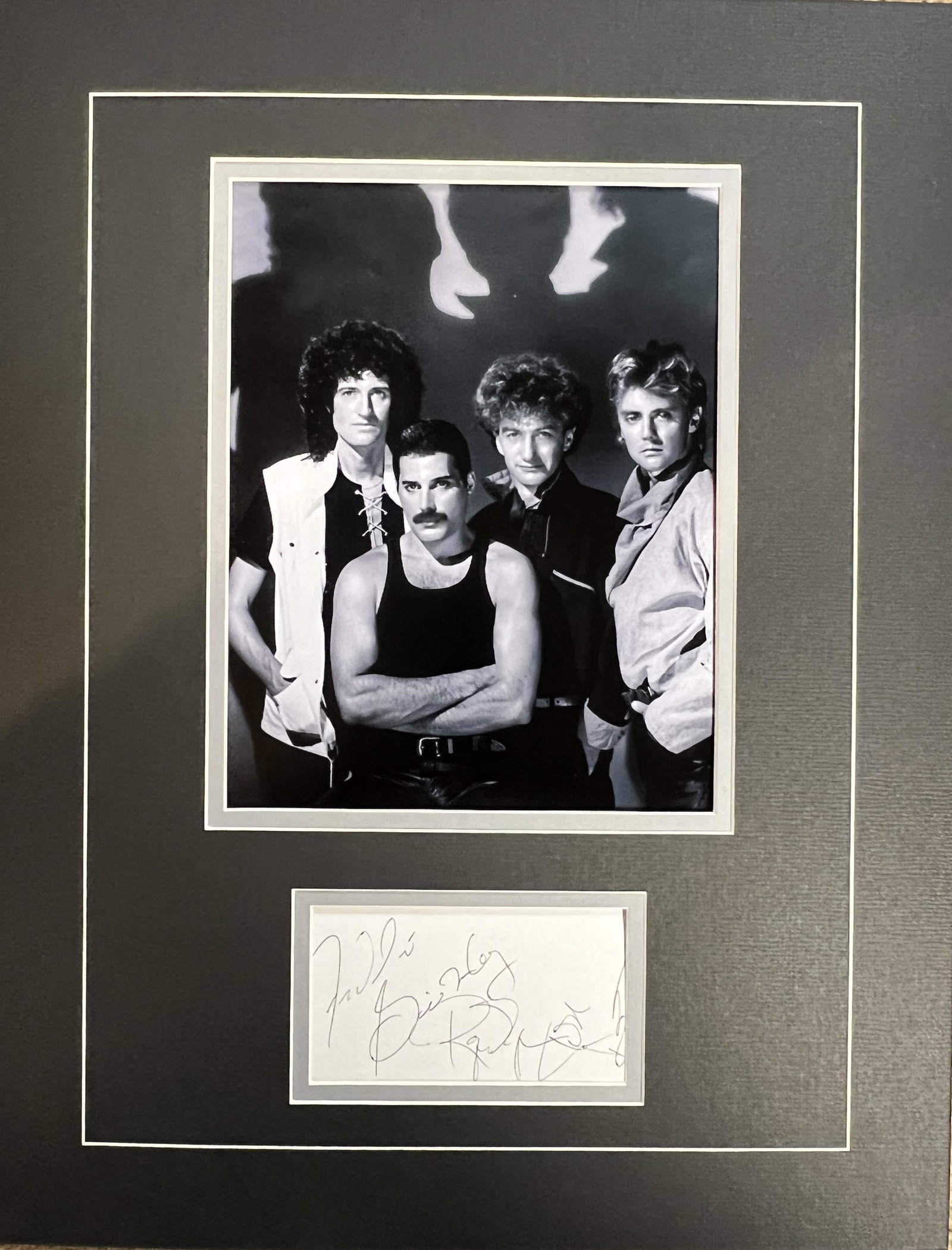 Queen Autographed Display All 4! (1 of 1)