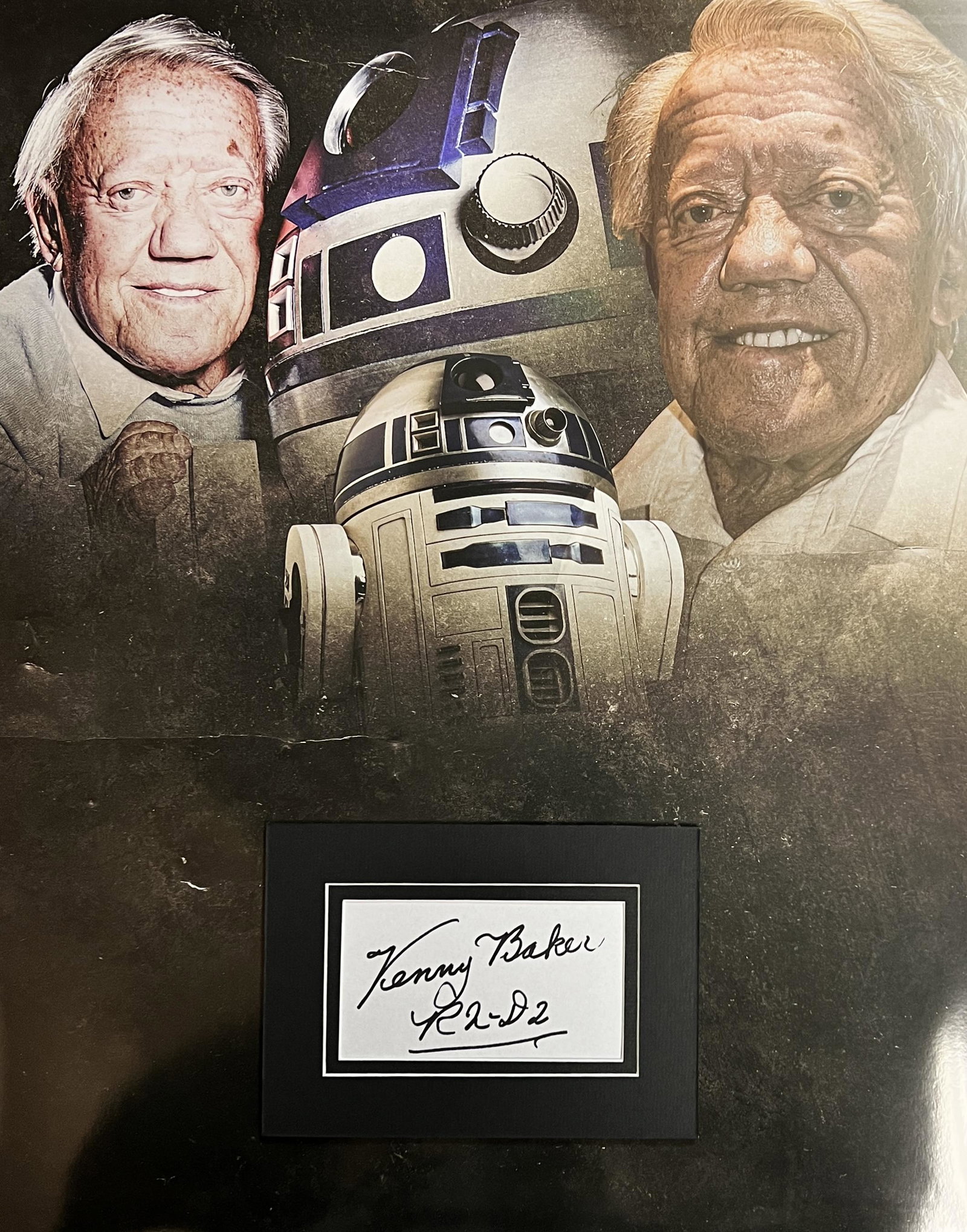 Kenny Baker Autographed Display (1 of 1)