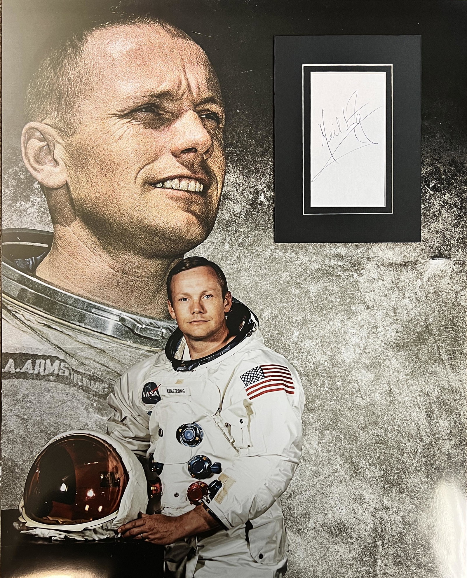 Neil Armstrong Autographed Display: Displays are not framed, and can be framed for a cost. Framed items will state they are framed in the name of the item. All signed items come with a COA. Ask any and all questions BEFORE bidding. Sign