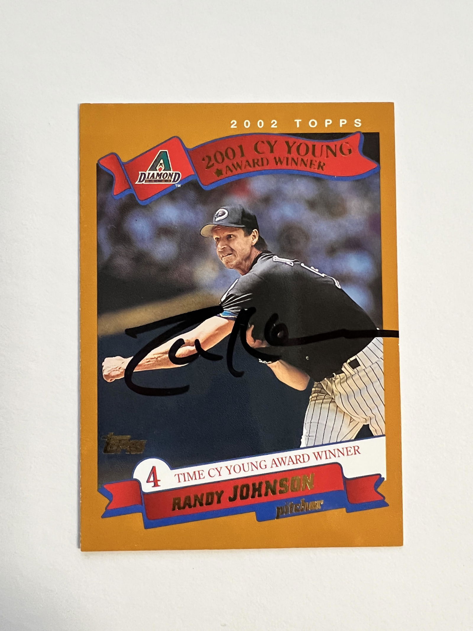 Randy Johnson Autographed Card (1 of 1)