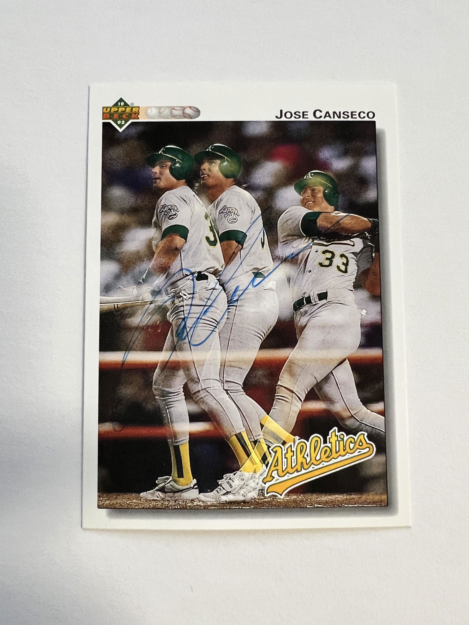 Jose Canseco Autographed Card (1 of 1)