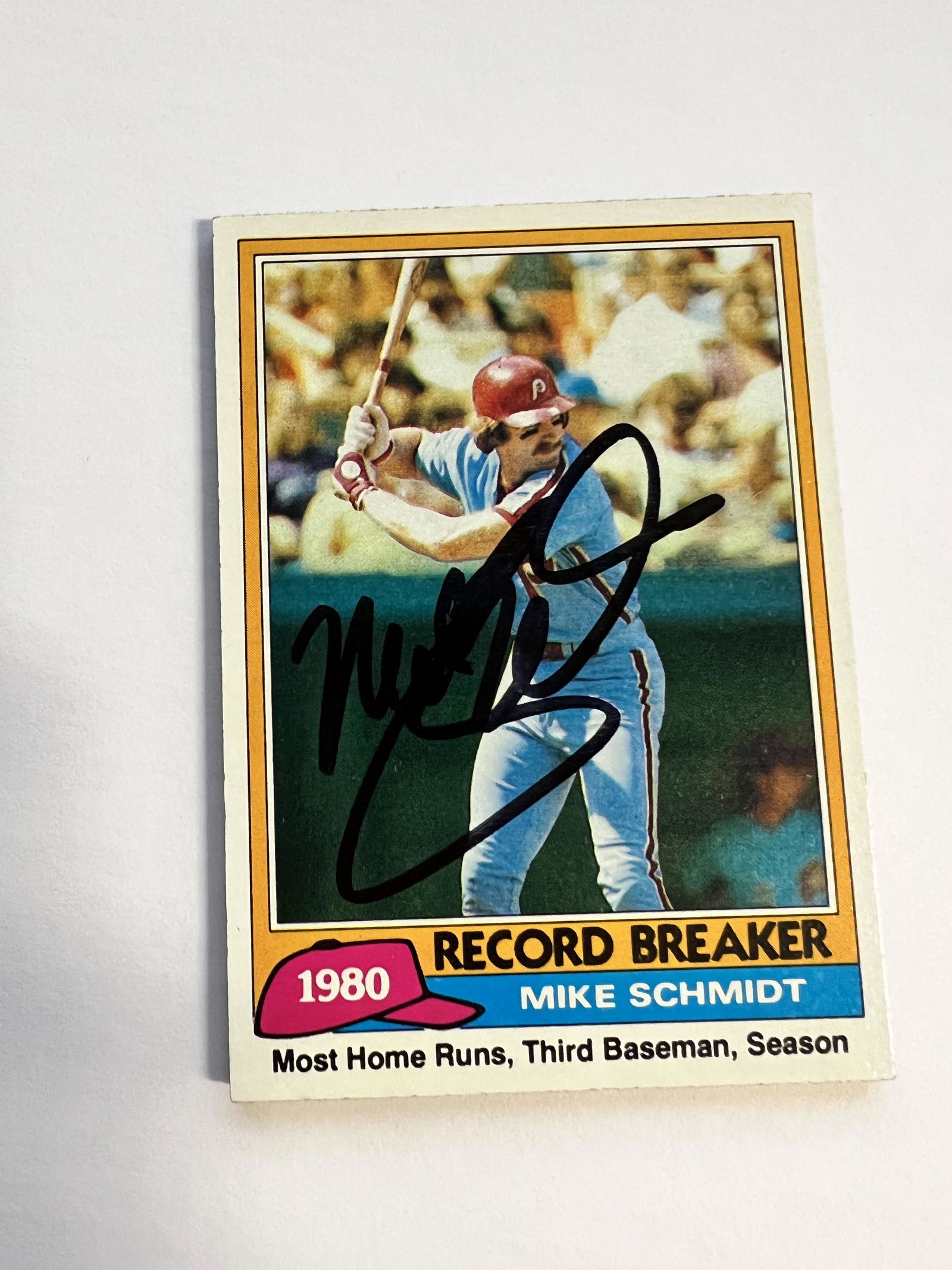 Mike Schmidt Autographed Card (1 of 1)