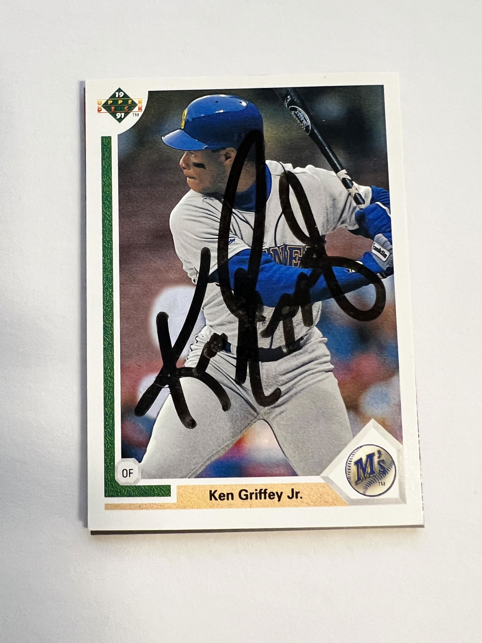 Ken Griffey Jr Autographed Card (1 of 1)