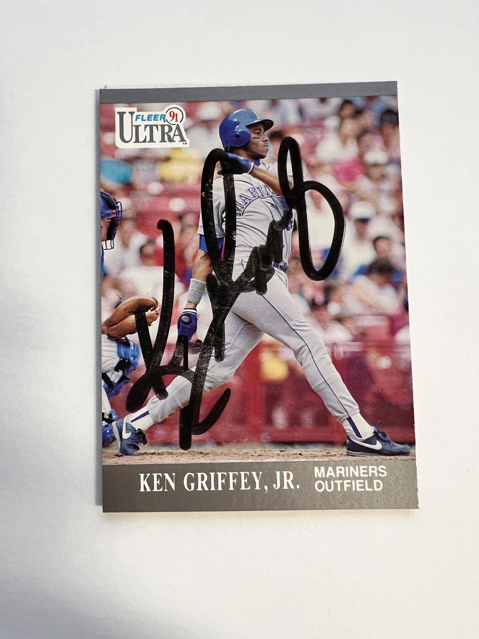 Ken Griffey Jr Autographed Card (1 of 1)