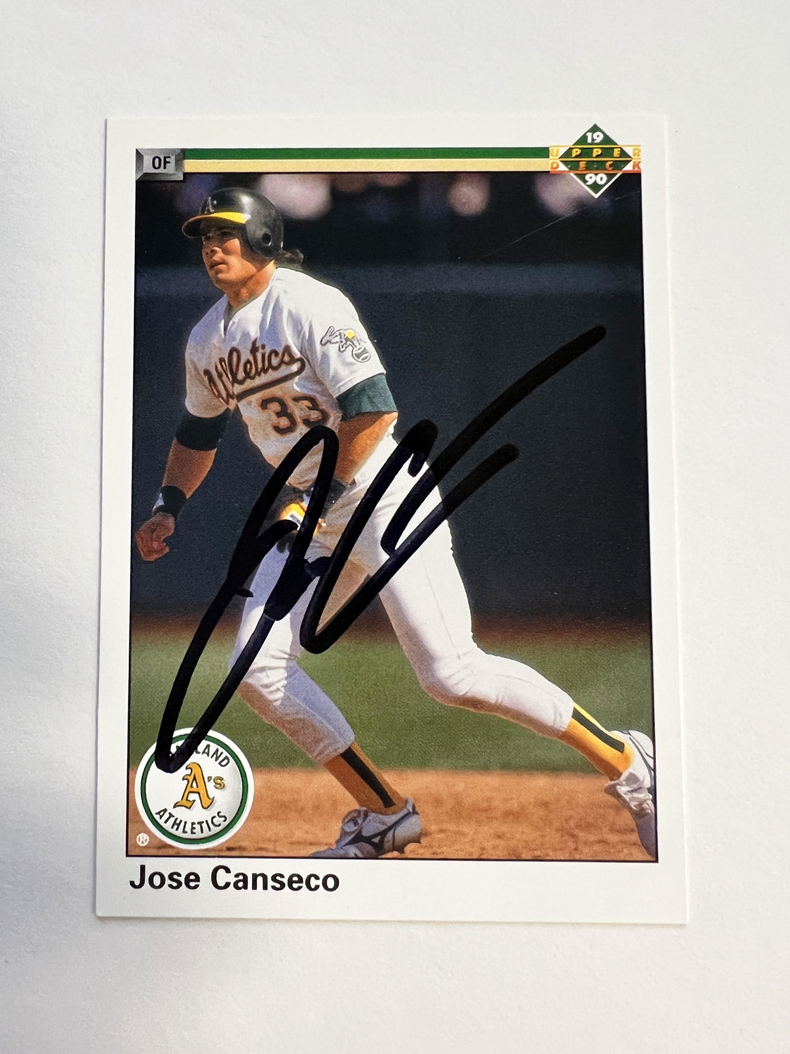 Jose Canseco Autographed Card (1 of 1)
