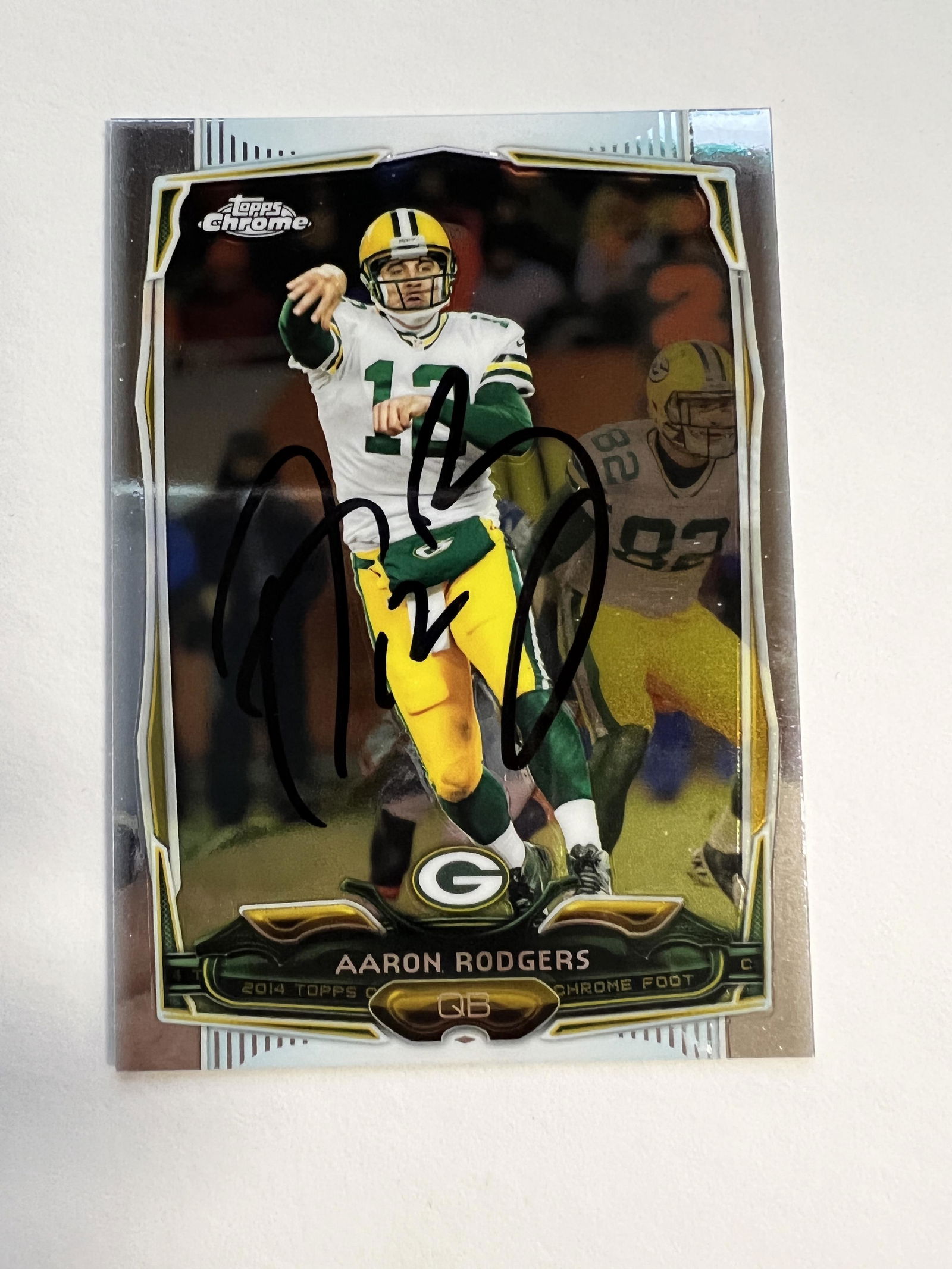 Aaron Rodgers Autographed Card (1 of 1)
