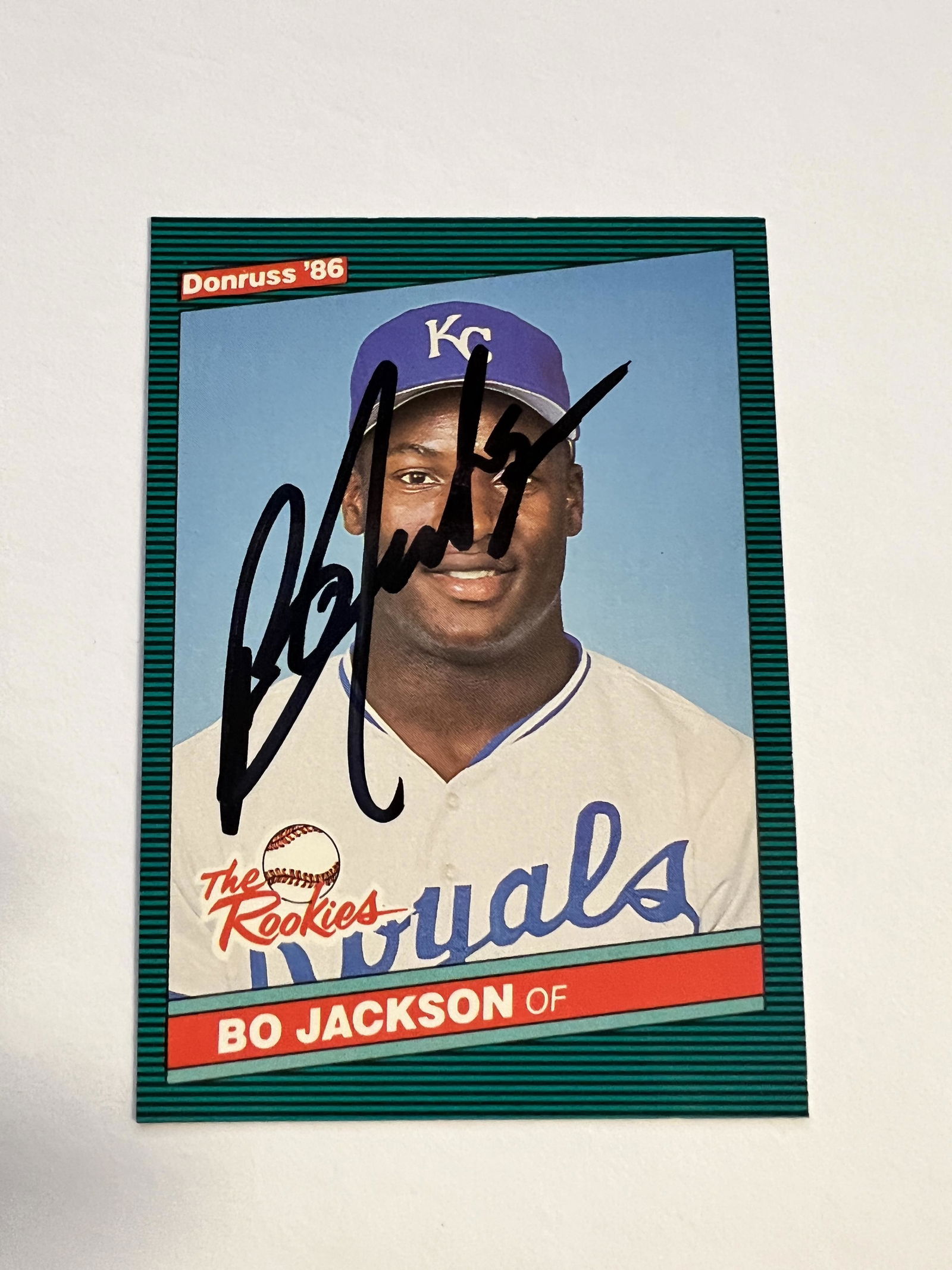 Bo Jackson Autographed Card (1 of 1)
