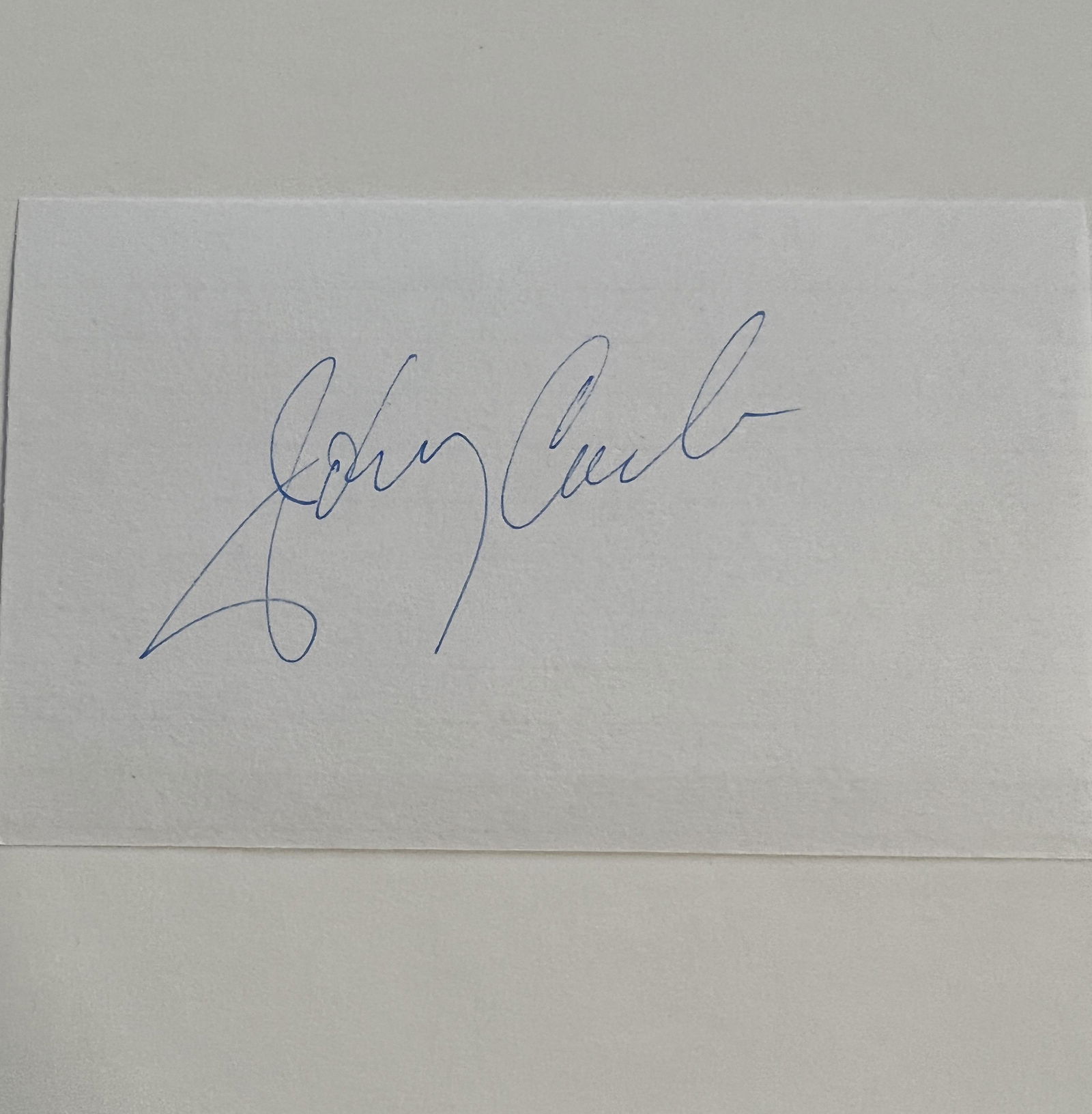Johnny Cash Autographed Card (1 of 1)