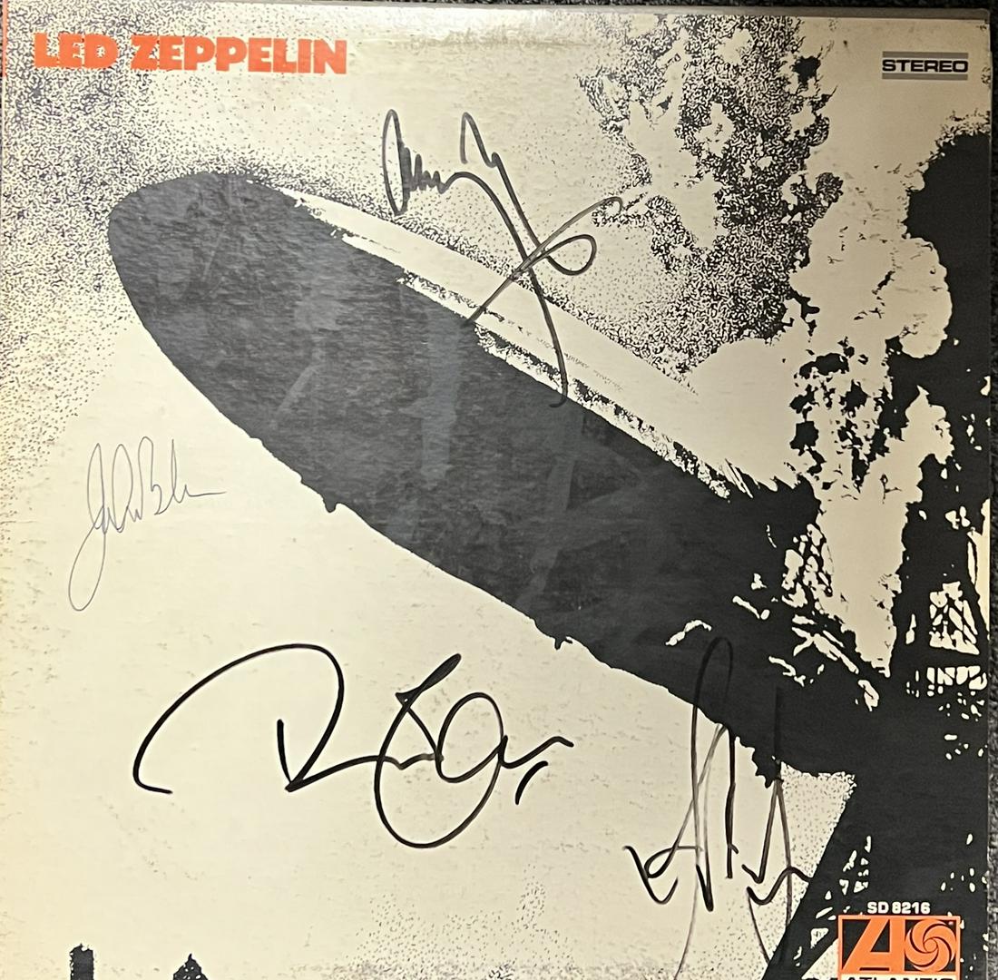 Led Zeppelin Autographed Album All 4 Bonham (1 of 1)