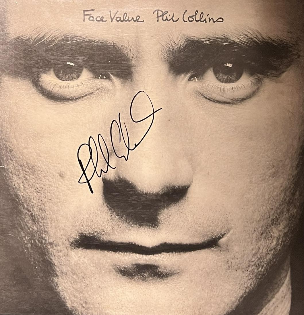 Phil Collins Autographed ALBUM: Displays are not framed, and can be framed for a cost. Framed items will state they are framed in the name of the item. All signed items come with a COA. Ask any and all questions BEFORE bidding. Sign