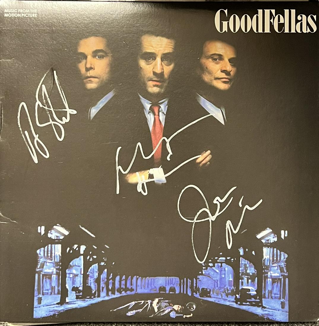 Goodfellas Autographed Album LIOTTA PESCI DENIRO (1 of 1)