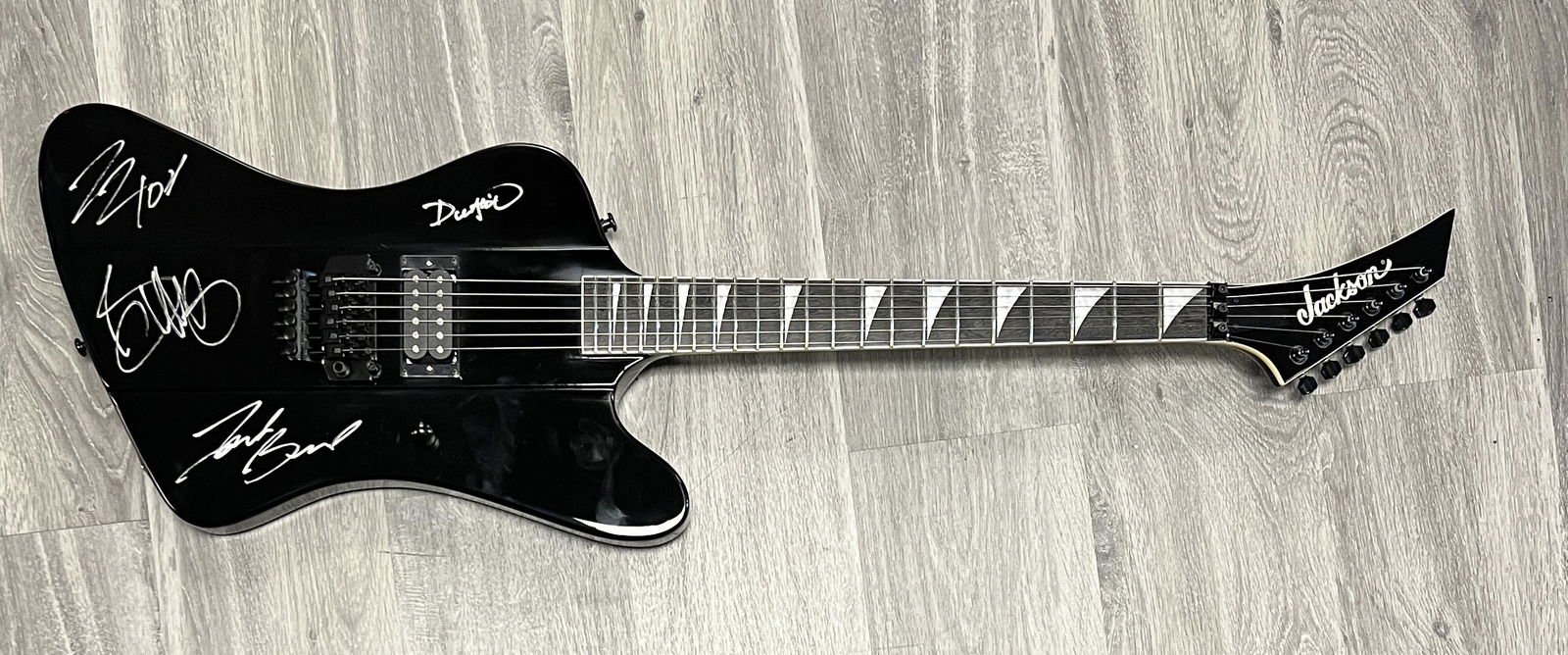 ZZ Top Autographed Guitar FRANK DUSTY BILLY (1 of 1)