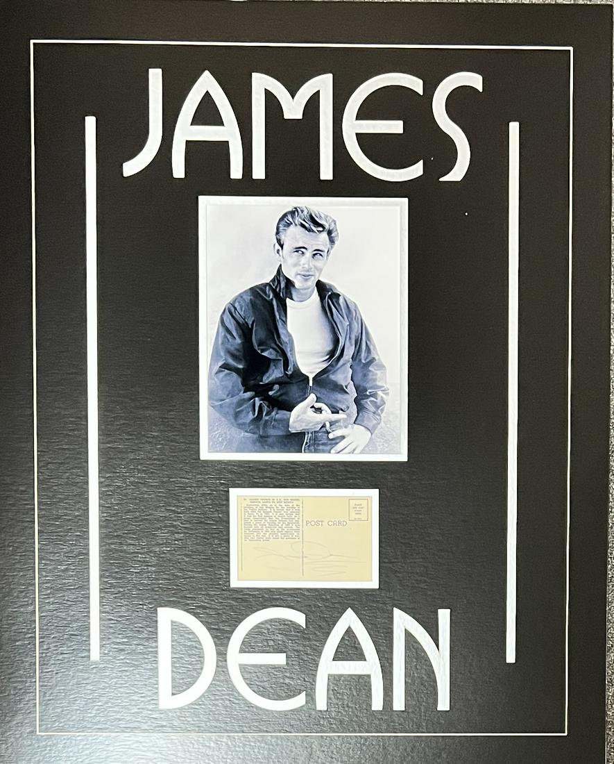 James Dean Autogaphed Display (1 of 1)