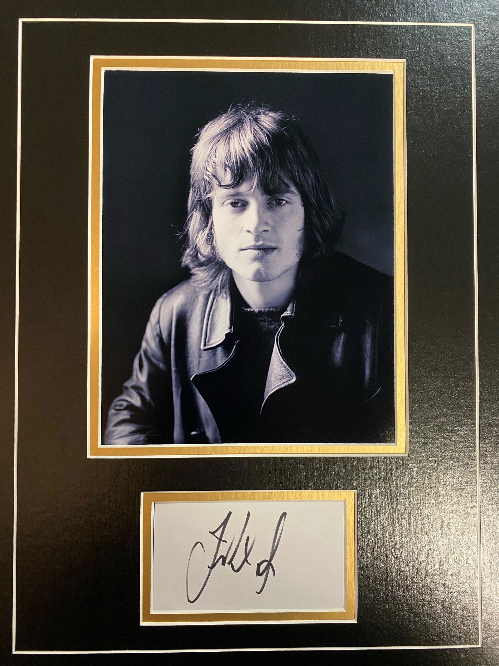 John Paul Jones Autographed Display (1 of 1)