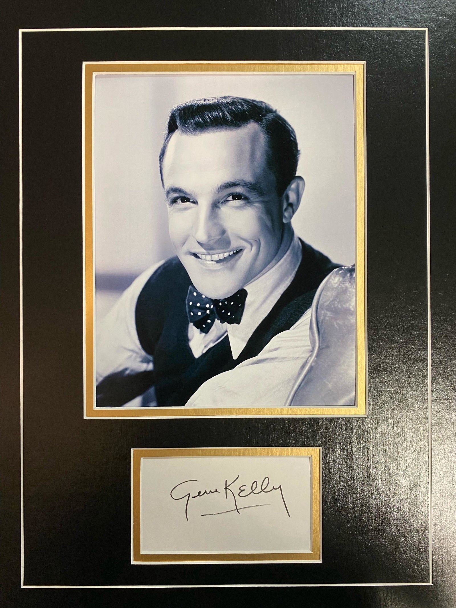 Gene Kelly Autographed Display (1 of 1)