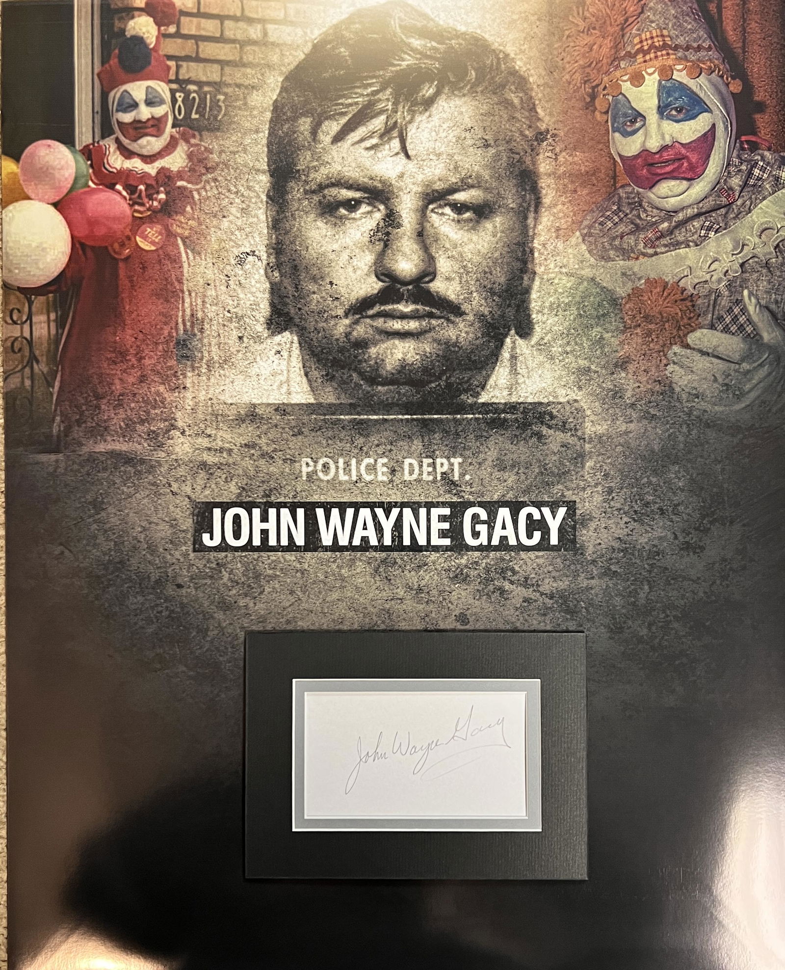 John Wayne Gacy Autographed Display (1 of 1)
