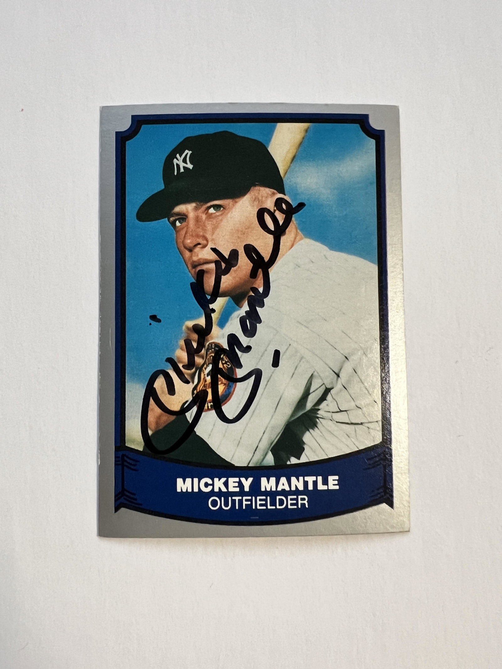 Mickey Mantle Autographed Card (1 of 1)