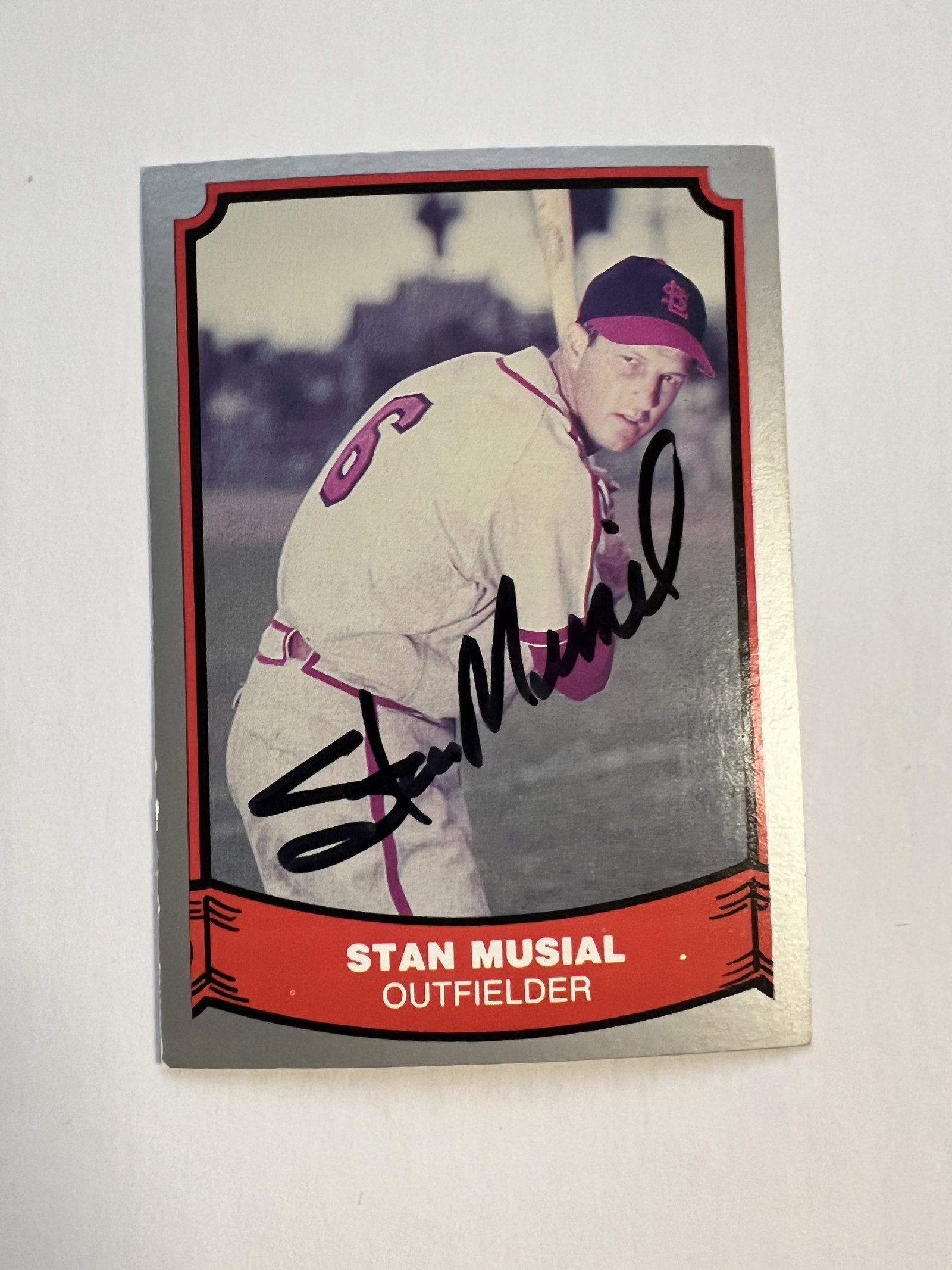 Stan Musial Autographed Card (1 of 1)