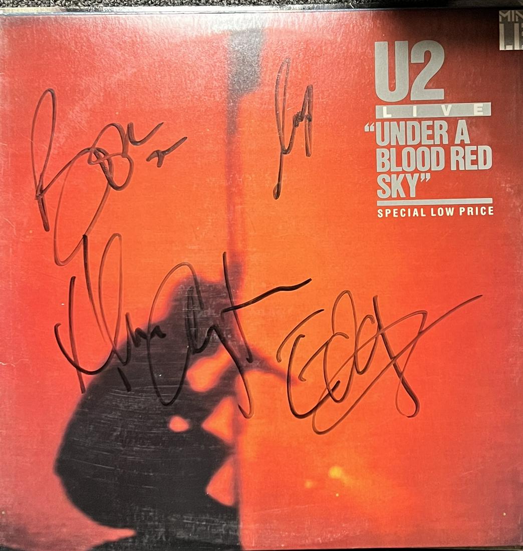 U2 Autographed Album All 4 (1 of 1)