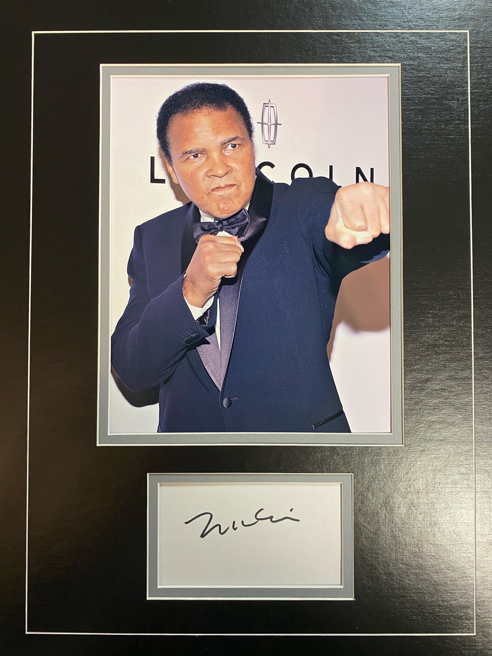 Ali Autographed Display (1 of 1)