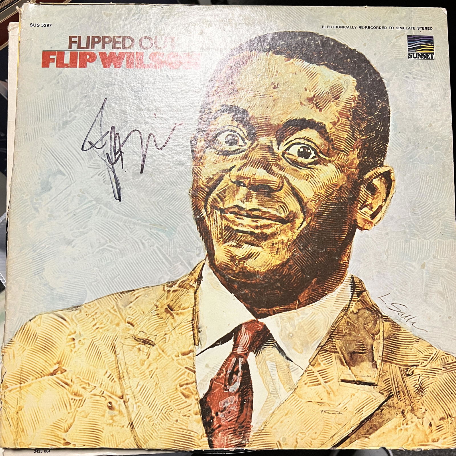 Flip Wilson Autographed Album (1 of 1)