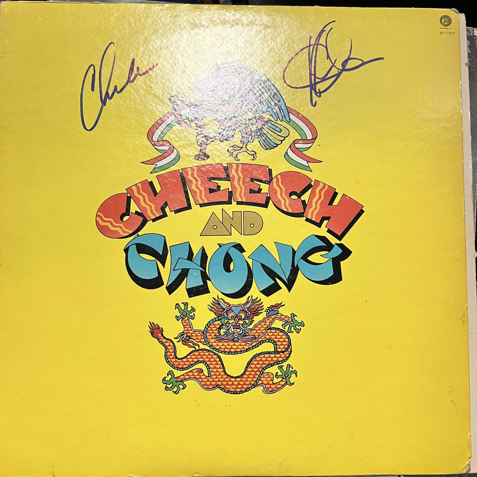 Cheech and Chong Autographed Album (1 of 1)