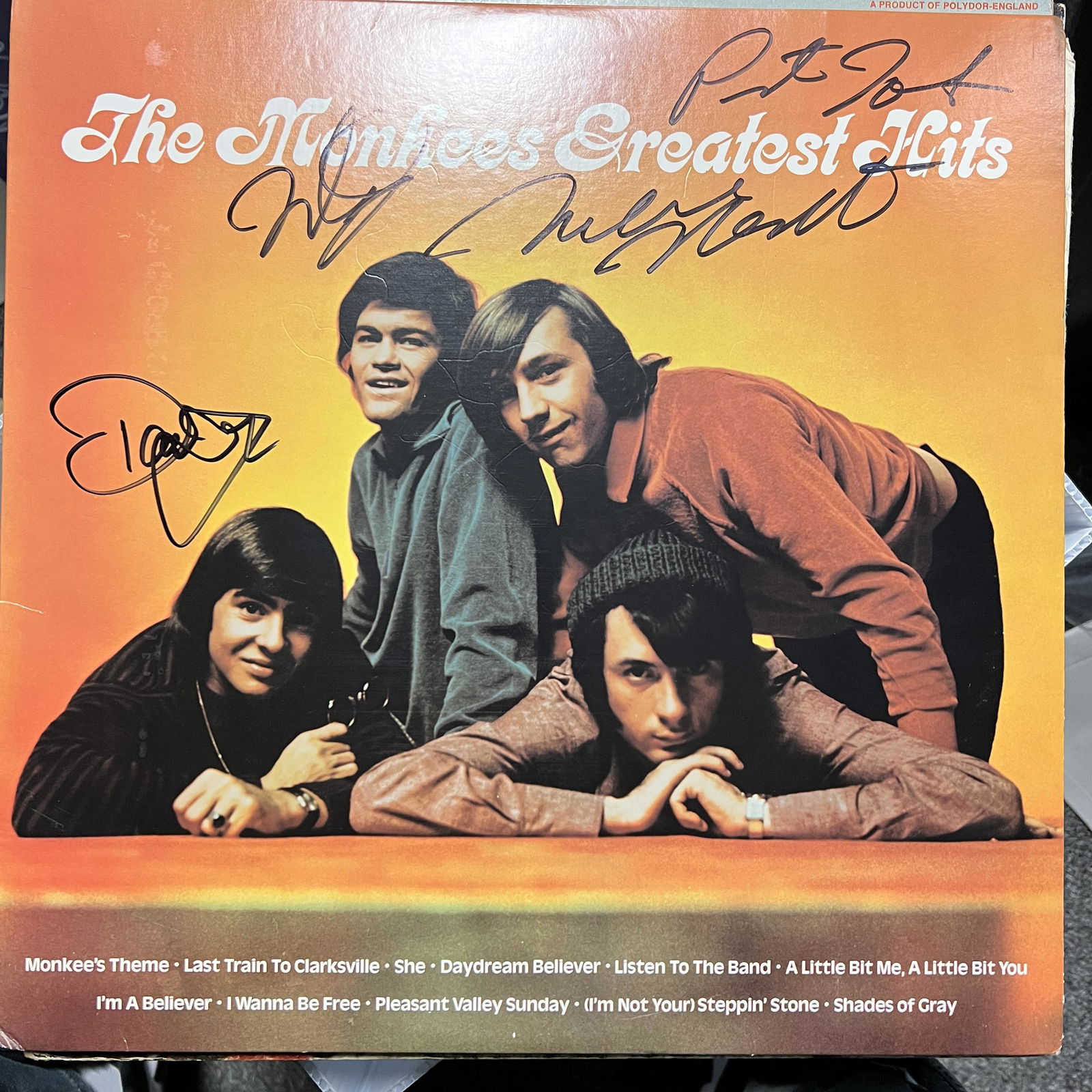 The Monkees Autographed ALBUM All 4! (1 of 1)