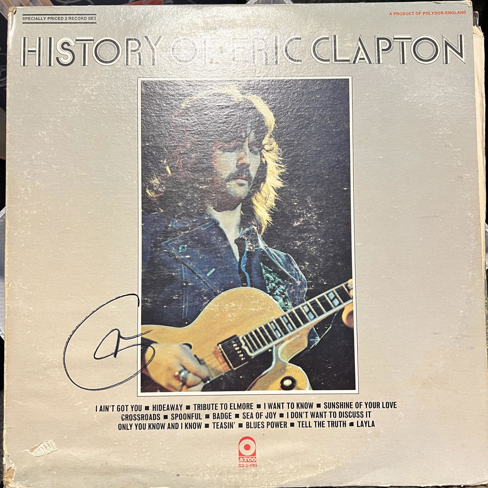 Eric Clapton Autographed Album (1 of 1)