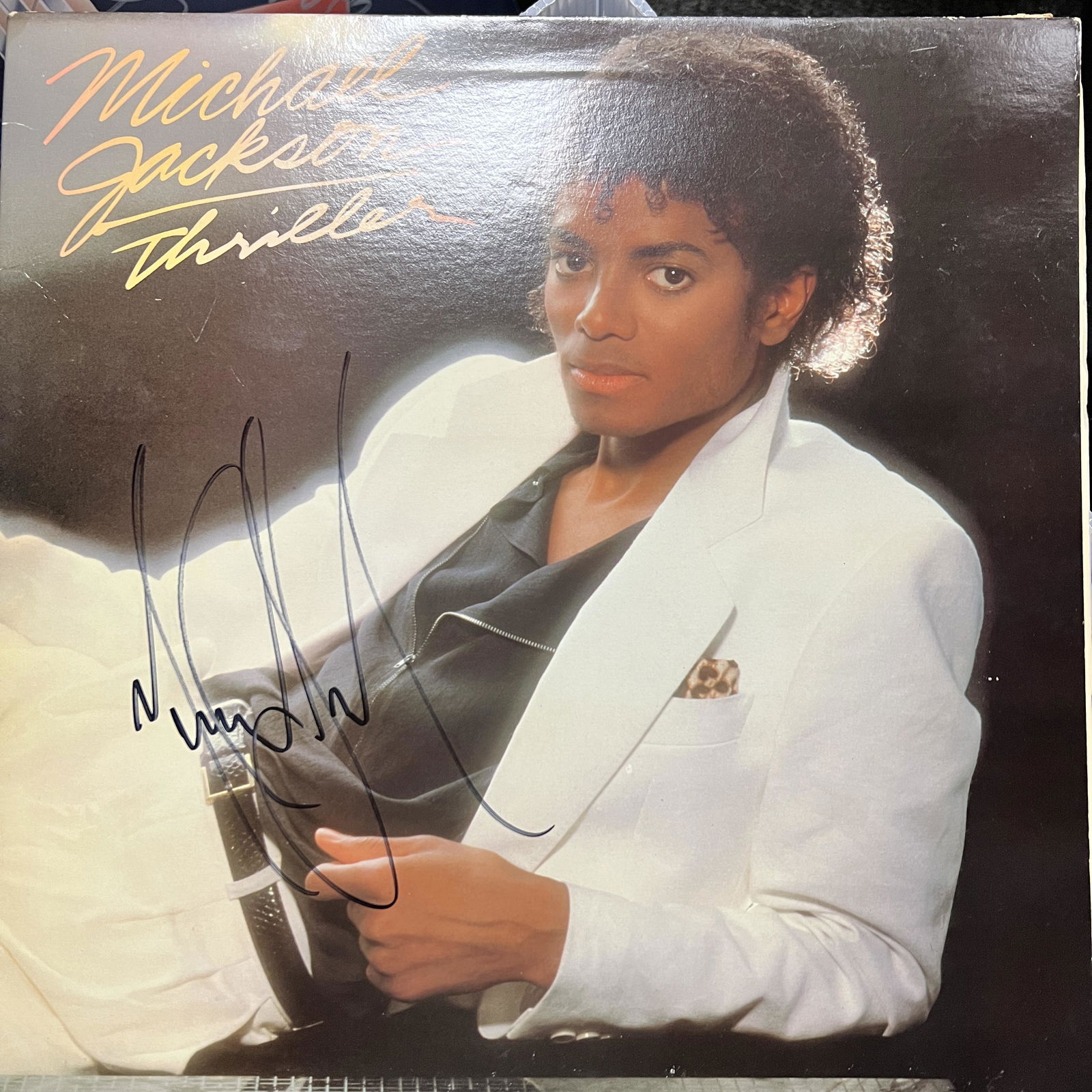 Michael Jackson Autographed Album (1 of 1)