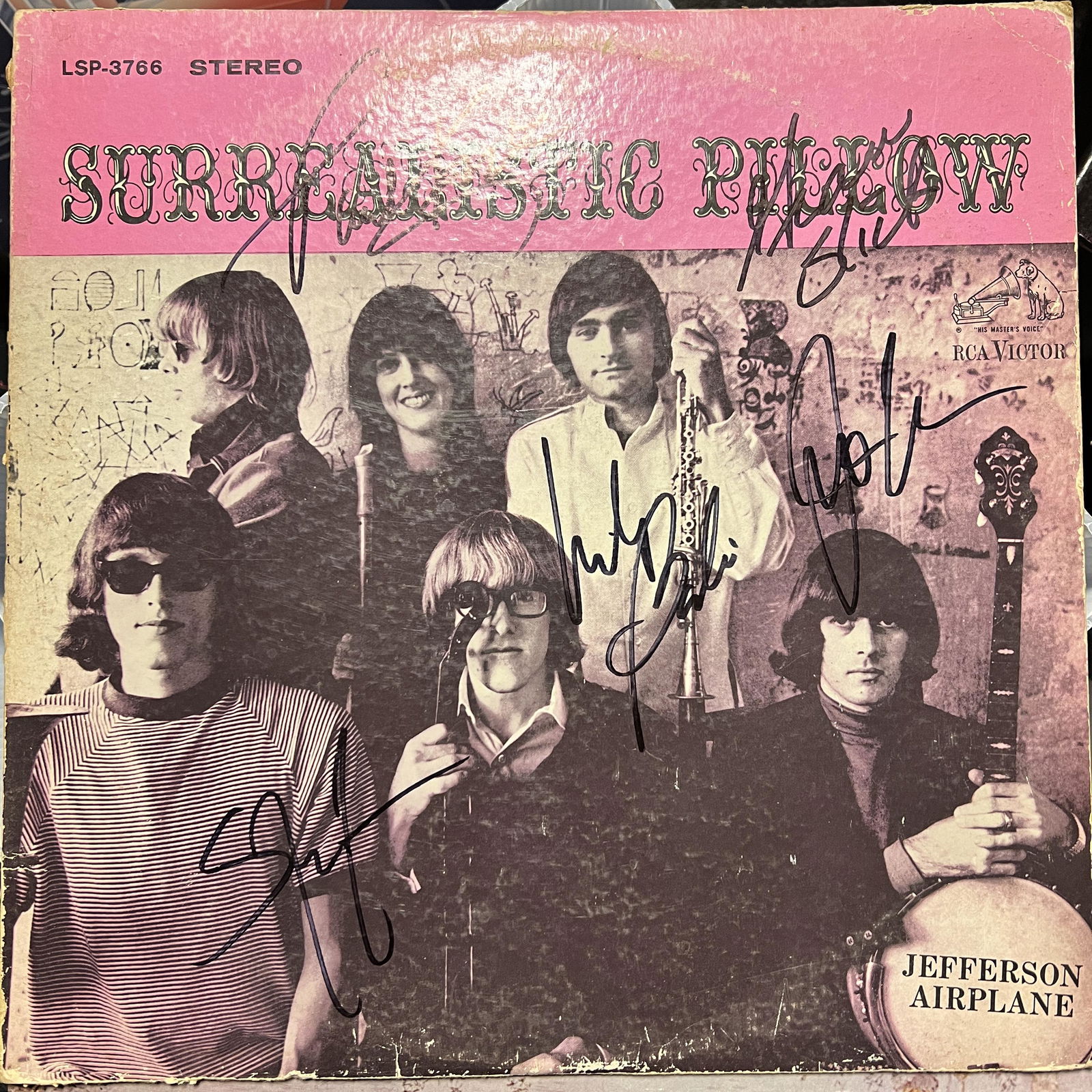 Jefferson Airplane Autographed Album (1 of 1)