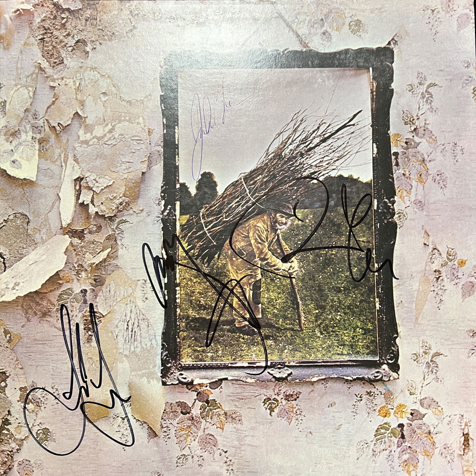Led Zeppelin Autographed Album All 4 Bonham (1 of 1)