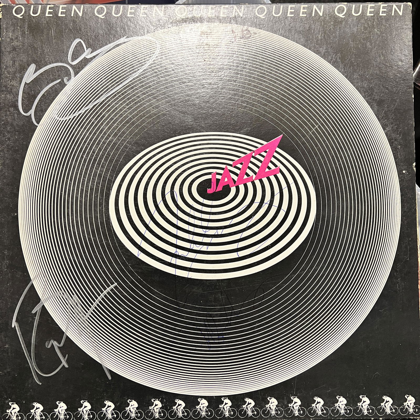 Queen Autographed Album All 4 Freddie! (1 of 1)