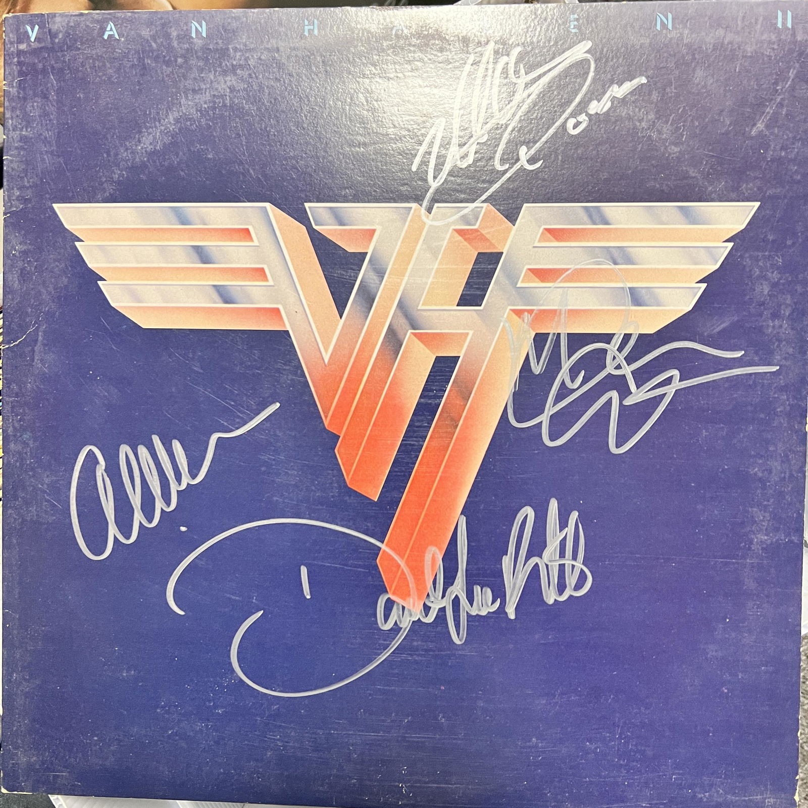 Van Halen Autographed Album All 4 (1 of 1)