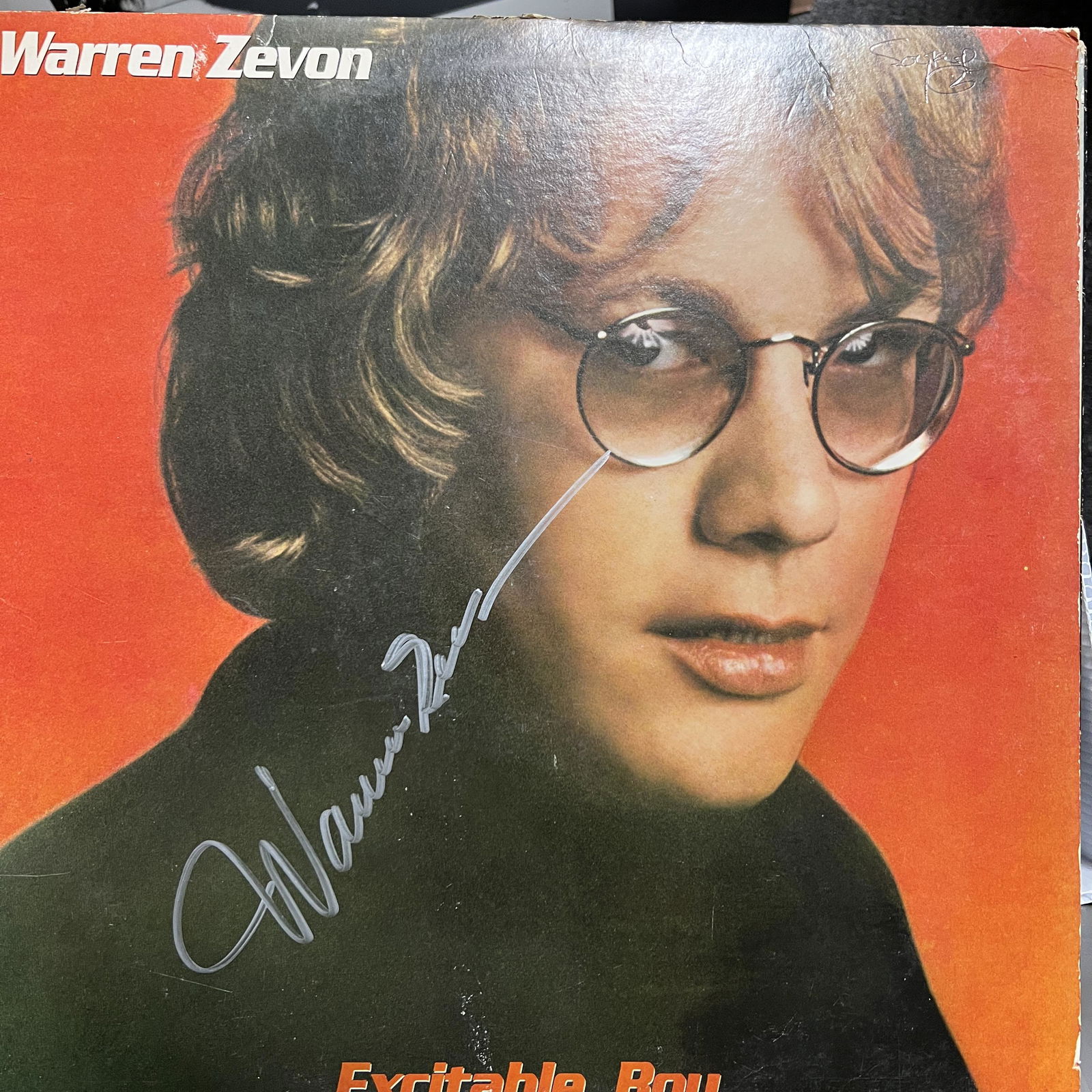 Warren Zevon Autographed ALBUM (1 of 1)