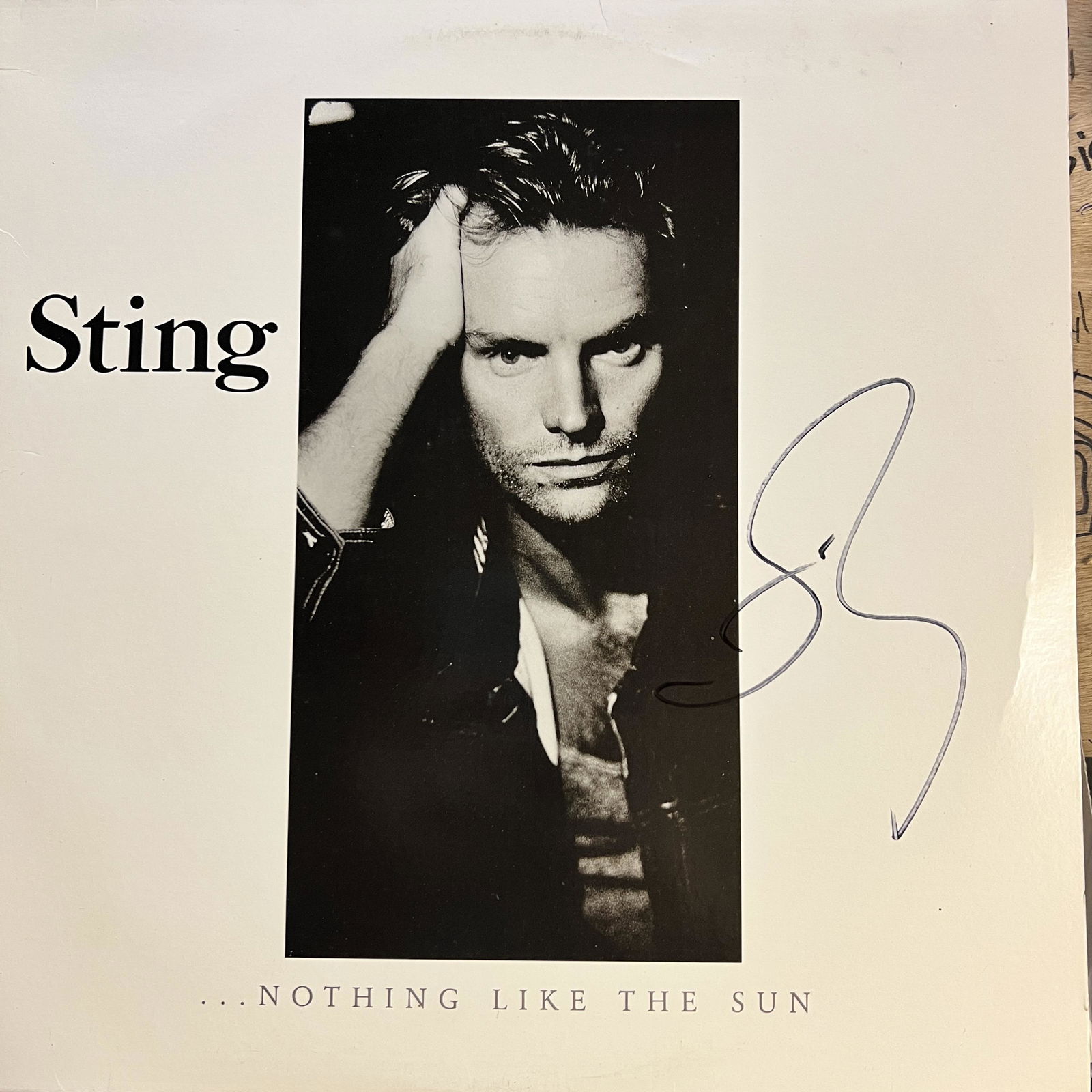Sting Autographed Album (1 of 1)