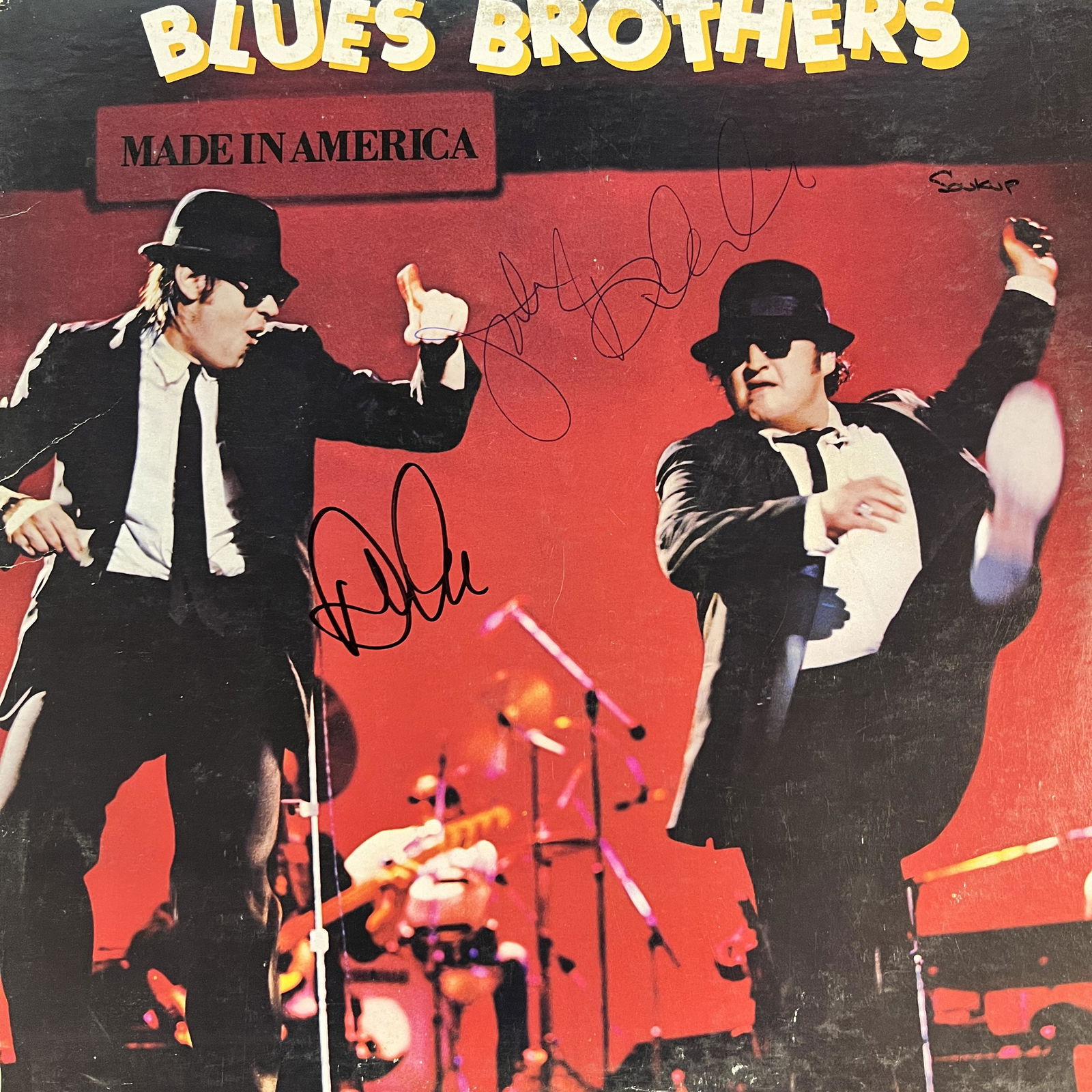 The Blues Brothers Autographed Album JOHN & DAN (1 of 1)