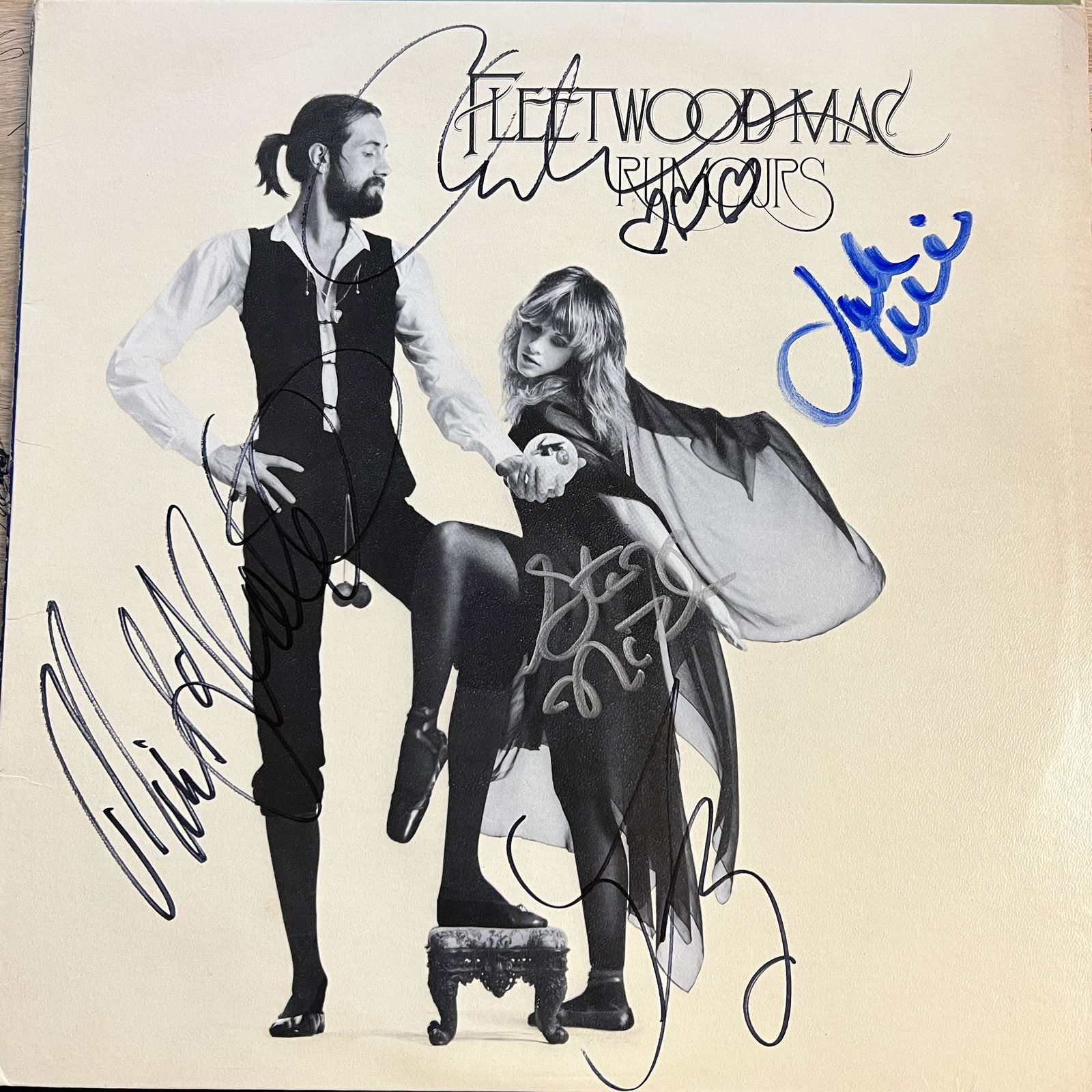 Fleetwood Mac Autographed Album All 5 (1 of 1)